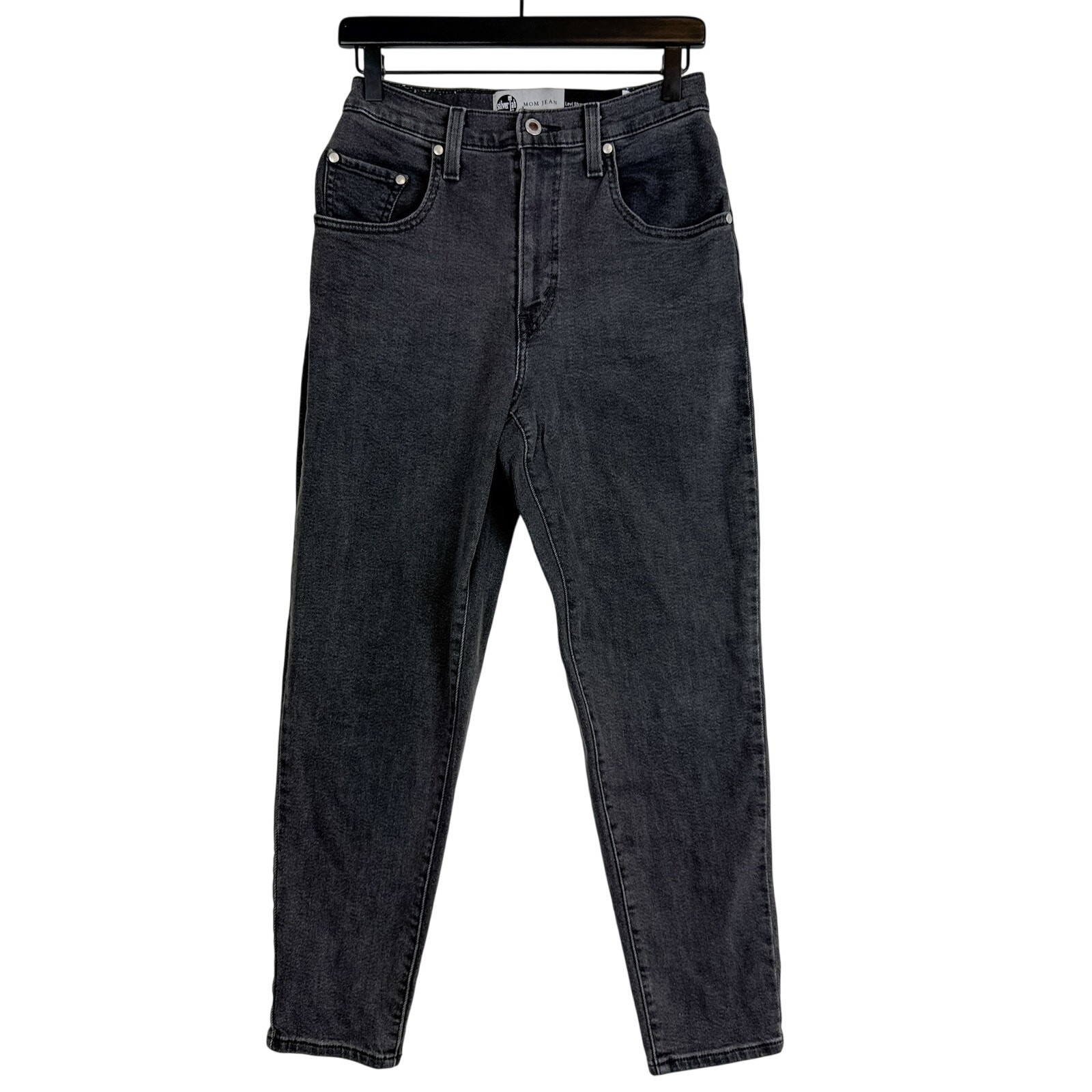 Levi’s Silvertab High Rise Mom Jean Tapered Gray – 27×27