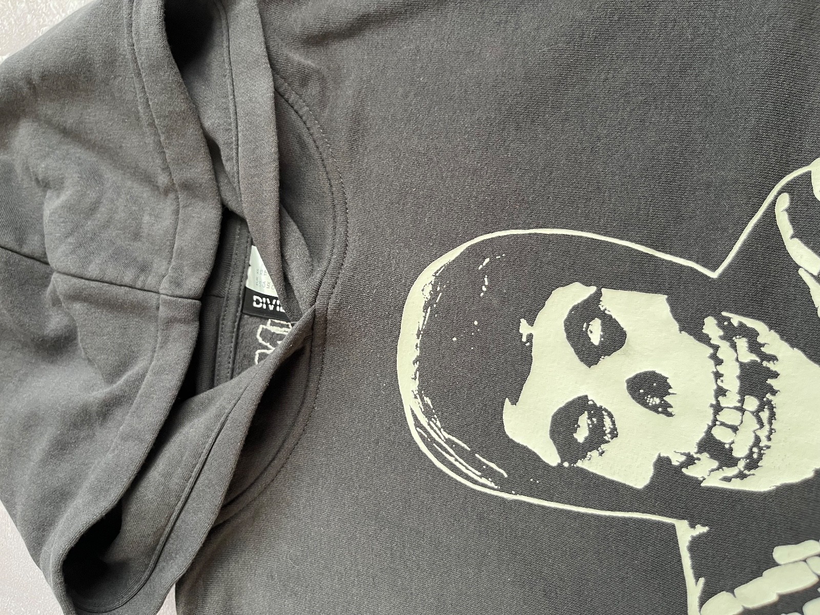 MISFITS Crimson Ghost Licensed Punk Rock Hoodie 2023 XS Divided H&M Punk Mens