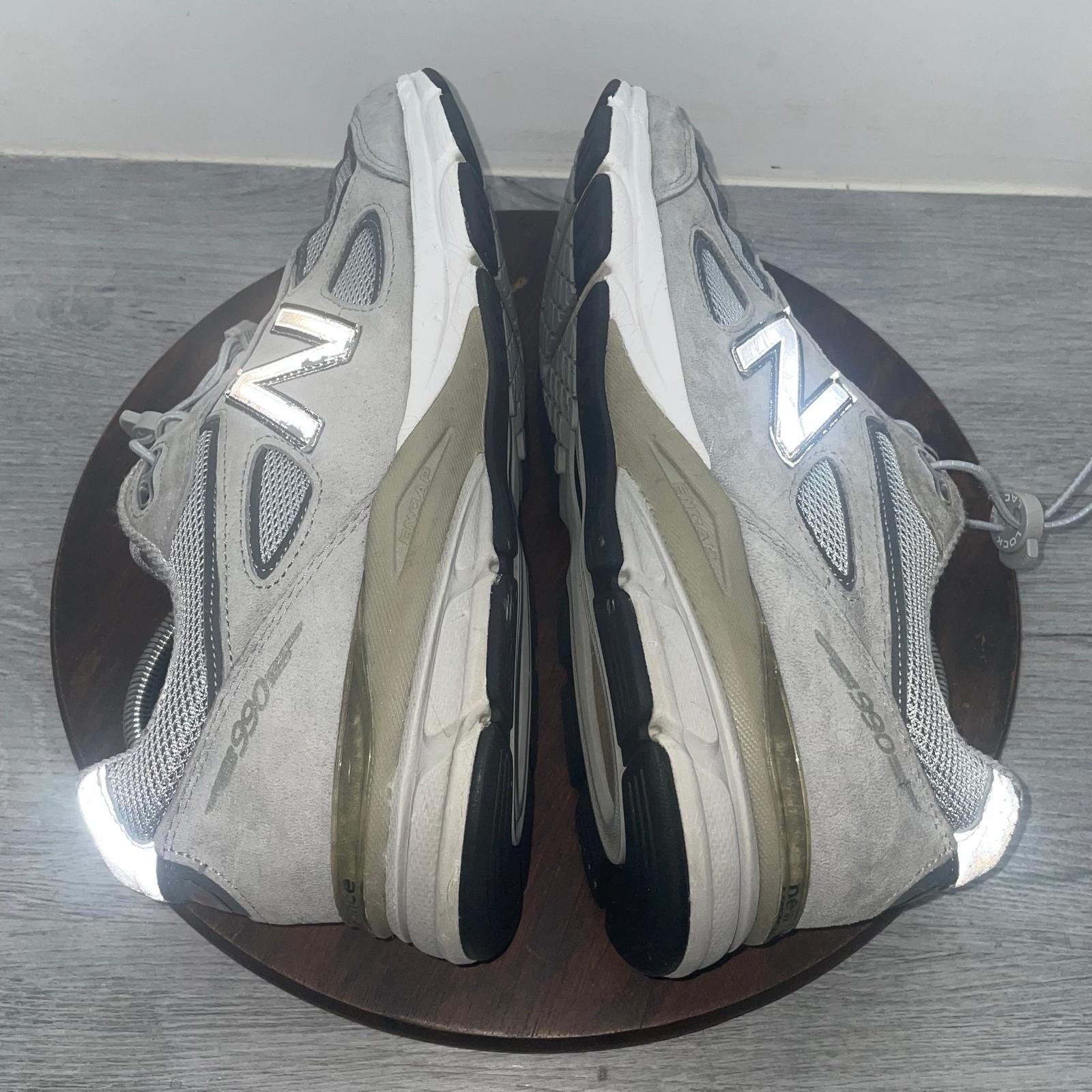 NEW BALANCE Shoes Mens Size 12 D Gray 990v4 Walking Sneakers M990GL4 USA Made