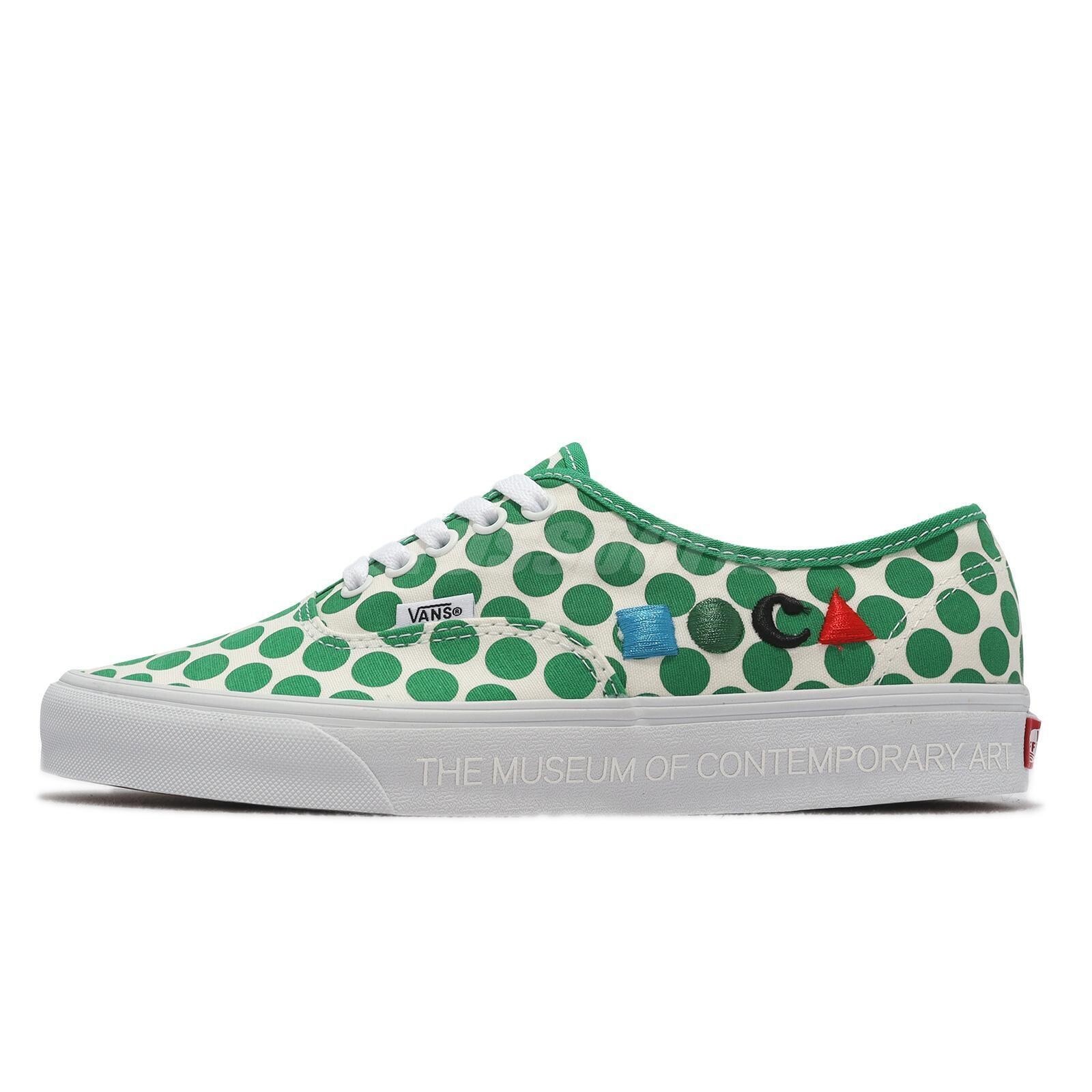 VANS MOCA x Authentic Logo Green White Men Sz 7 Women Sz 8.5 VN0A5KRD8CY – NEW