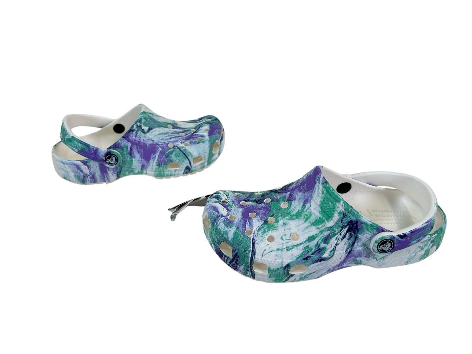 Crocs Classic Out of This World II Clogs 206868-94S Marble NWT M4/W6