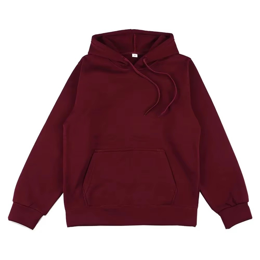 Adult Unisex Men’s Basic Plain Hoodie Pullover Sweater Sweatshirt Jumper XS-8XL