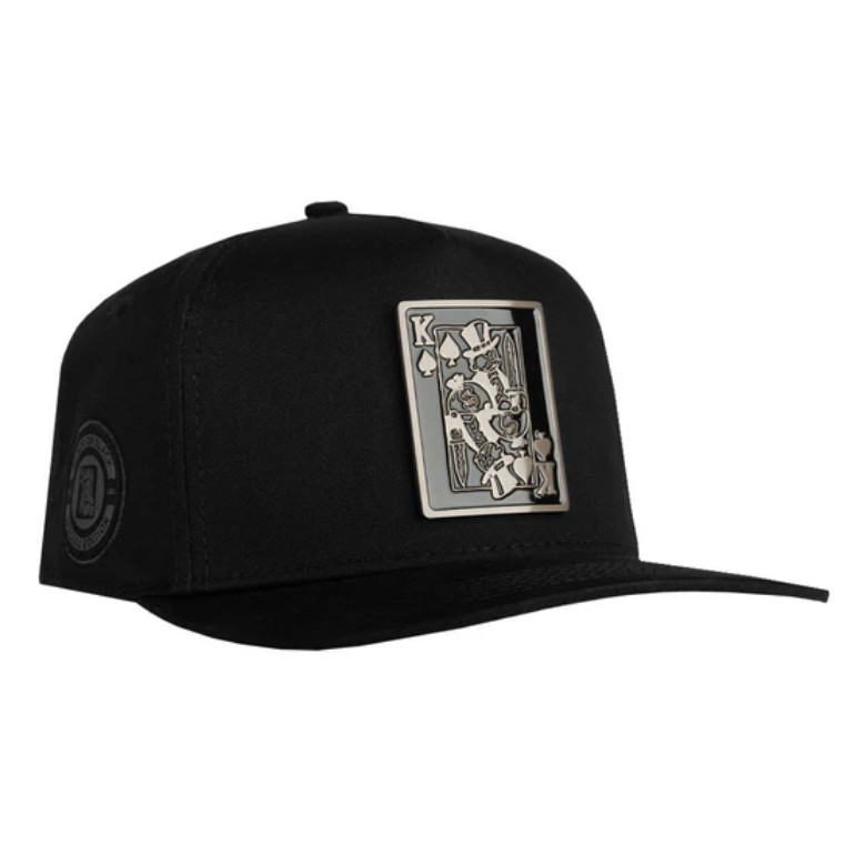 JC HATS BLACK KING CARD 1794 BLKBLK