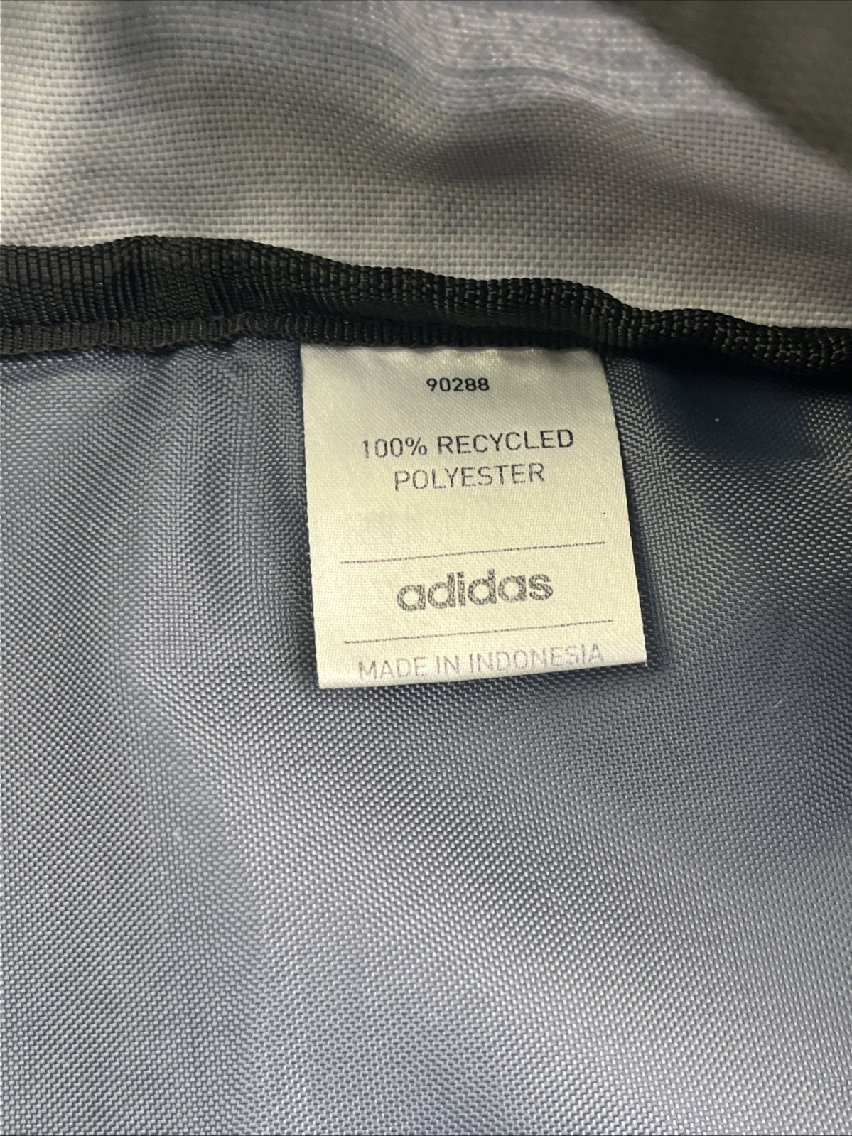 Adidas Eco Backpack Navy Black 100% Recycled Polyester Padded Straps Logo Goku