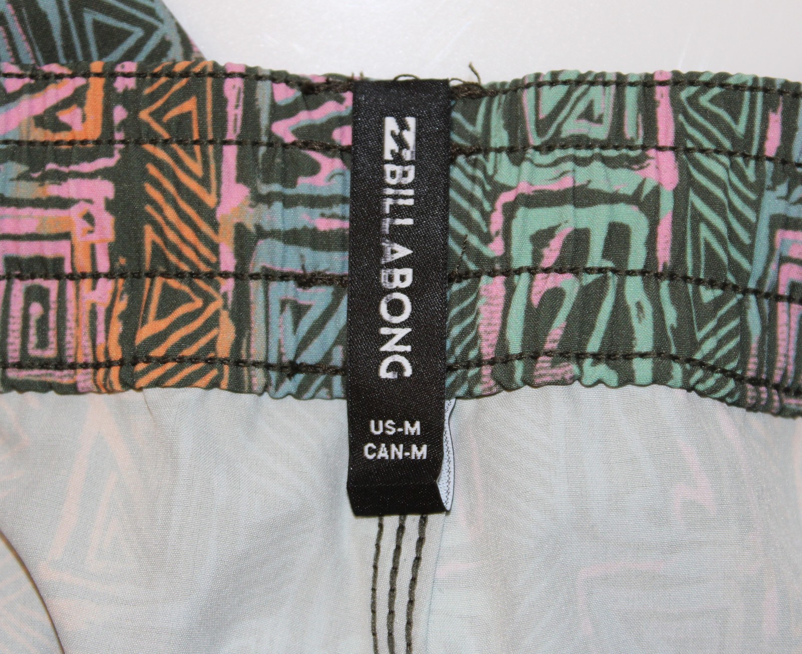 NWT Billabong Men’s Multicolor Unlined Steezier Swim Trunk 17 sz M