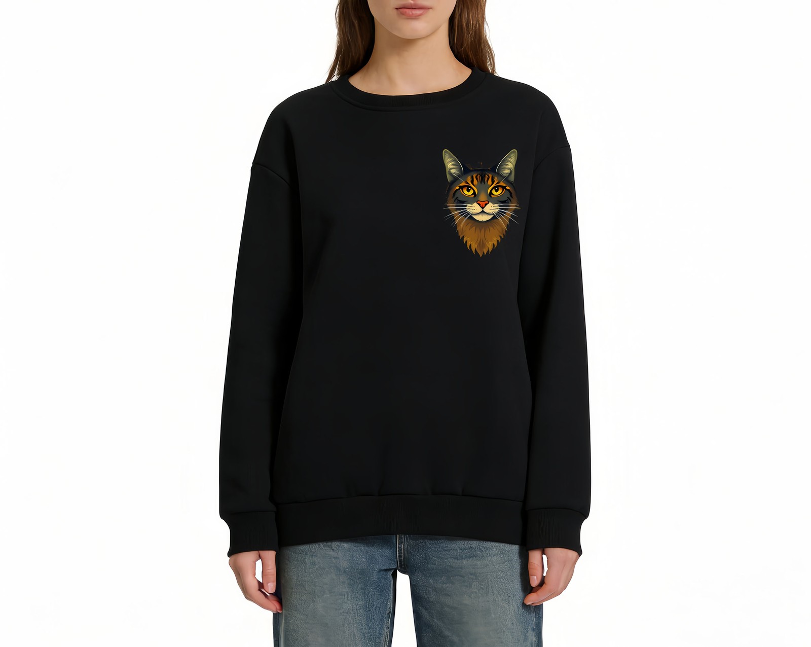 Custom Dog Mom Sweatshirt Personalized Pet Name Printed Casual Daily Wear