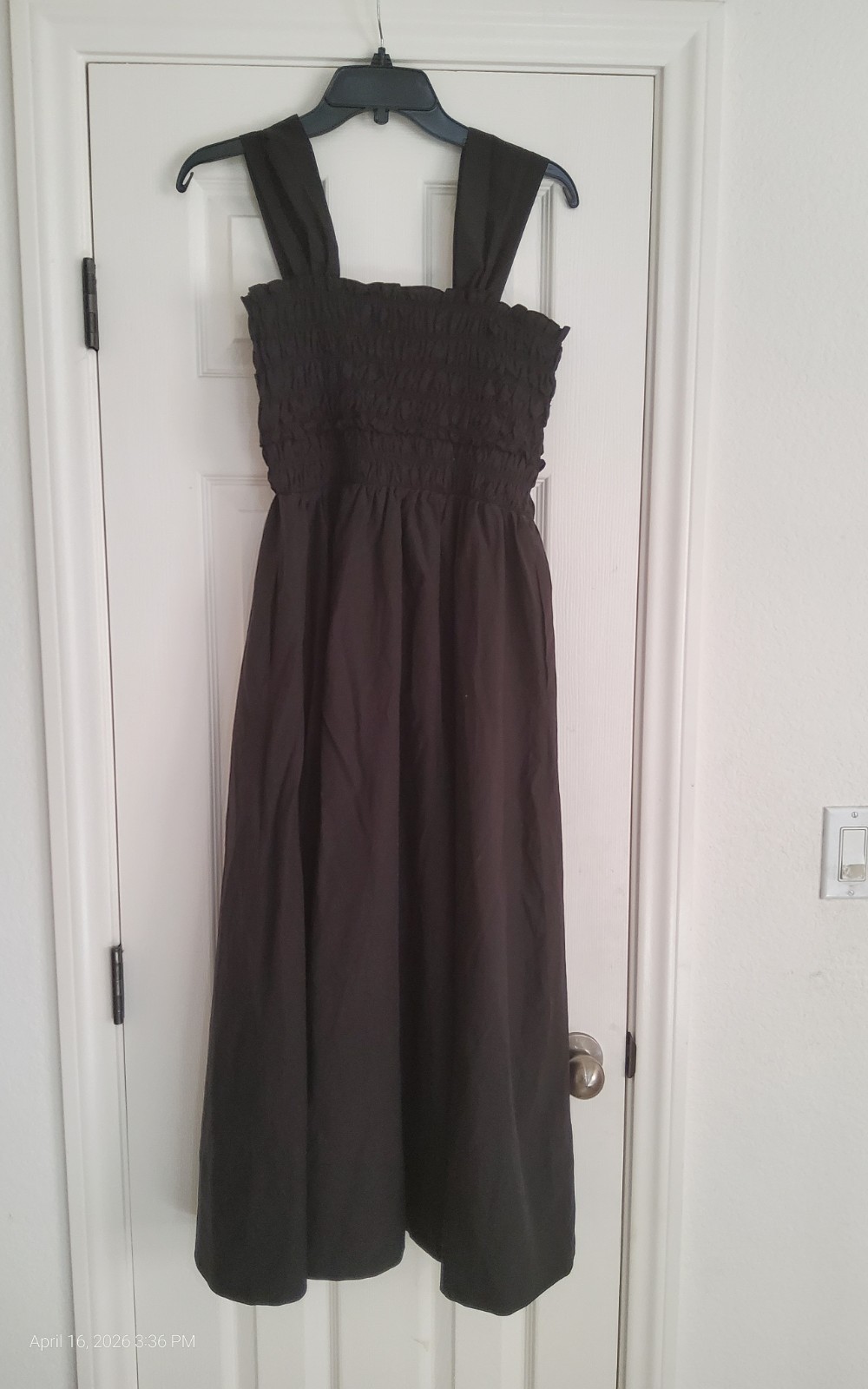 elie tahari Black Lined Super Soft dress Sz M