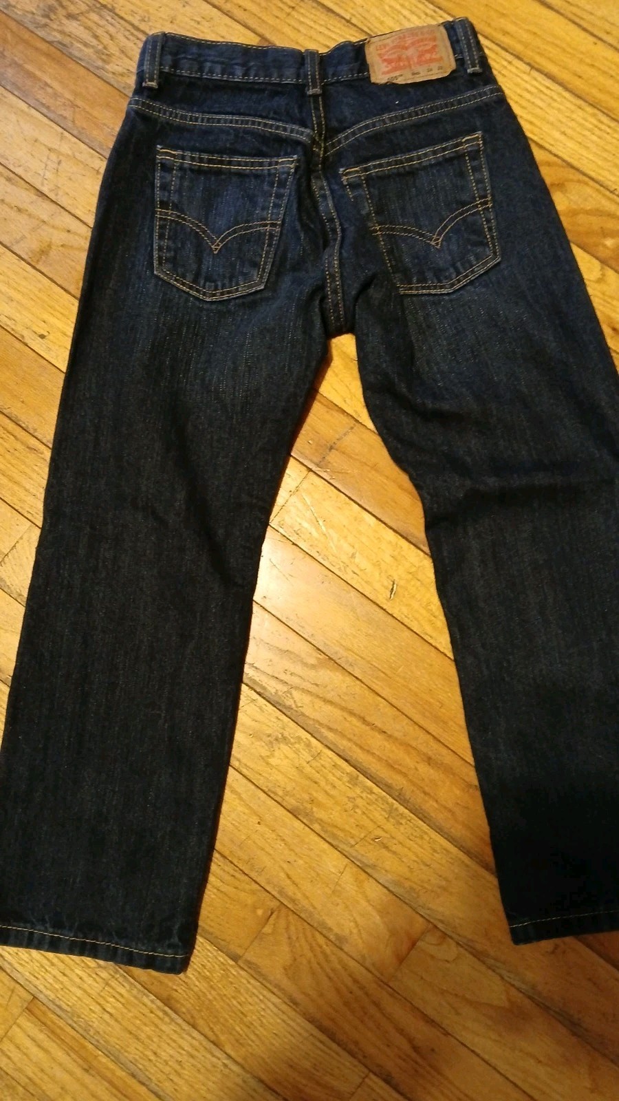 Levis 505 Regular Jeans Youth Size 8 Reg W24 L22 Blue Denim Kids