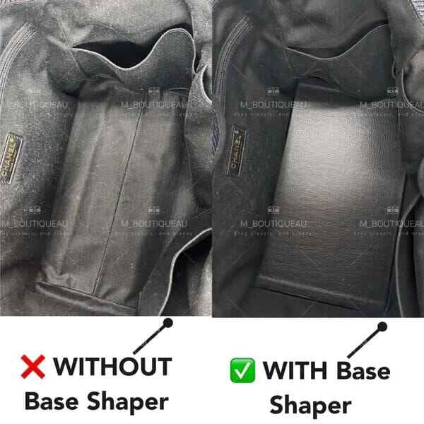 Base Shaper Bag Insert Saver For CHANEL New Small Deauville Tote (with Top Han
