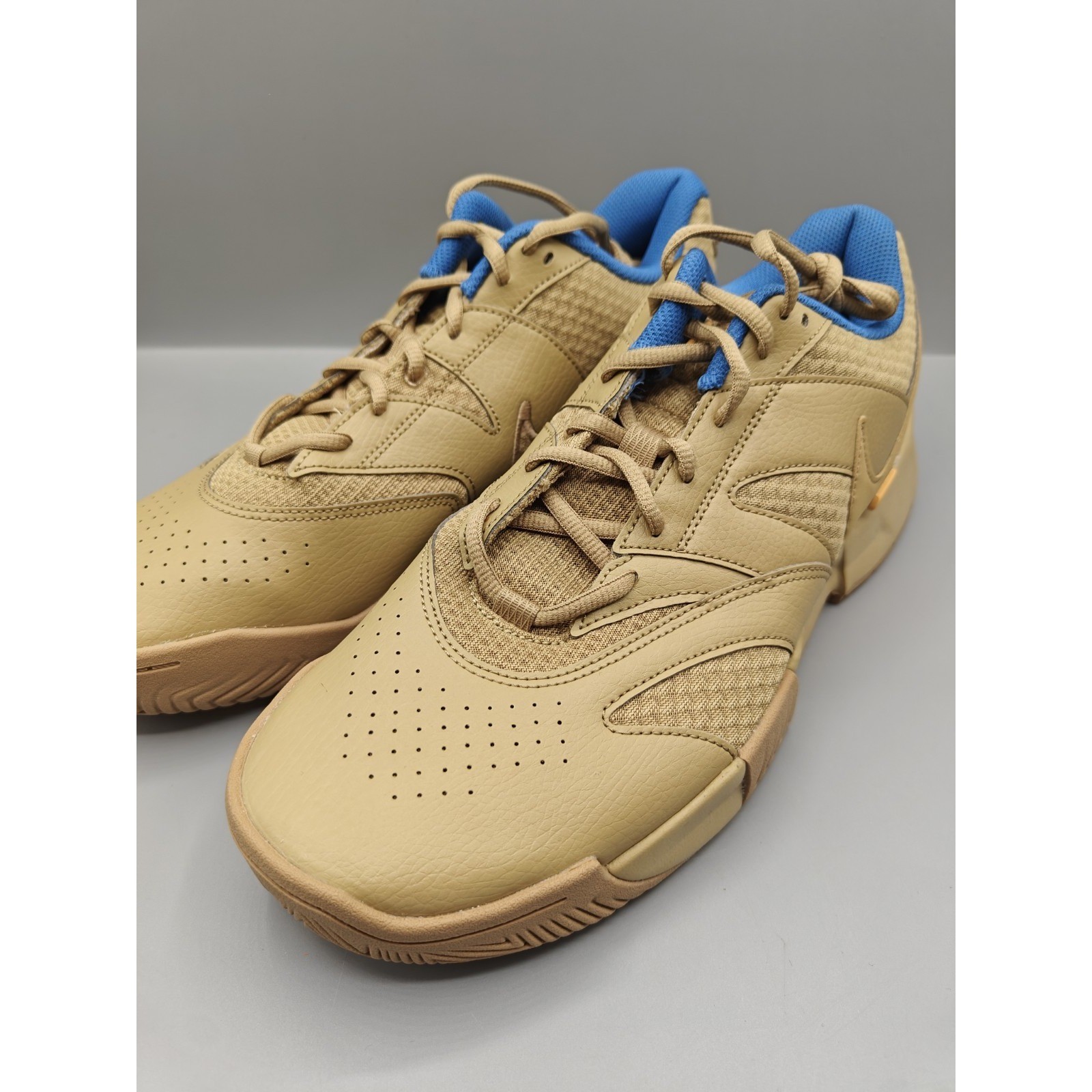 Nike Men’s Court Lite 4 HC Size 11.5 Parachute Beige HF7832-200 No Box Lid