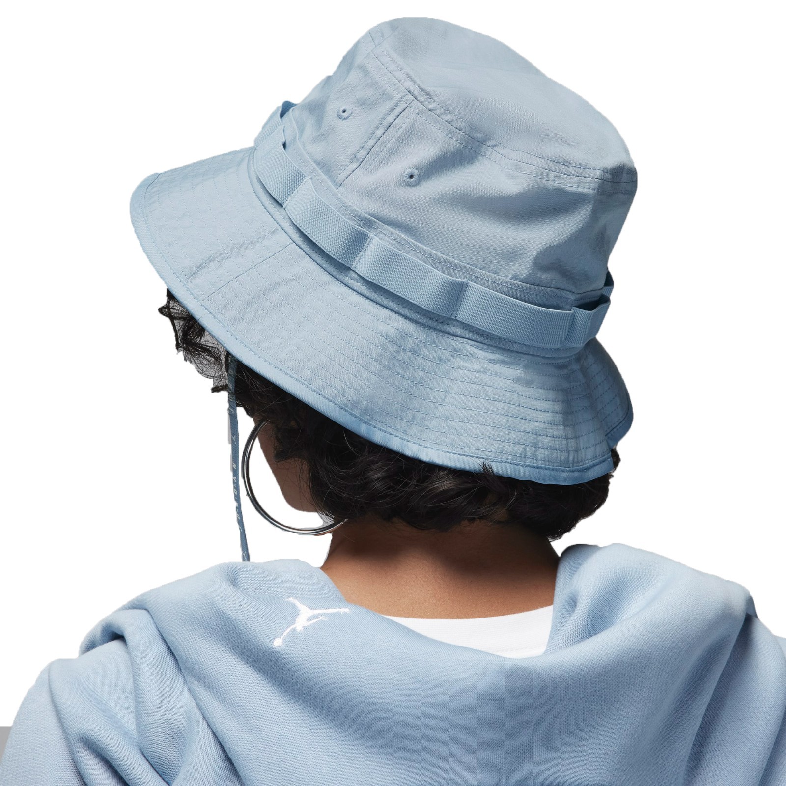 Nike Jordan Apex Blue Grey/Black/White FD5188-436 Adult Unisex Bucket Hat Size M