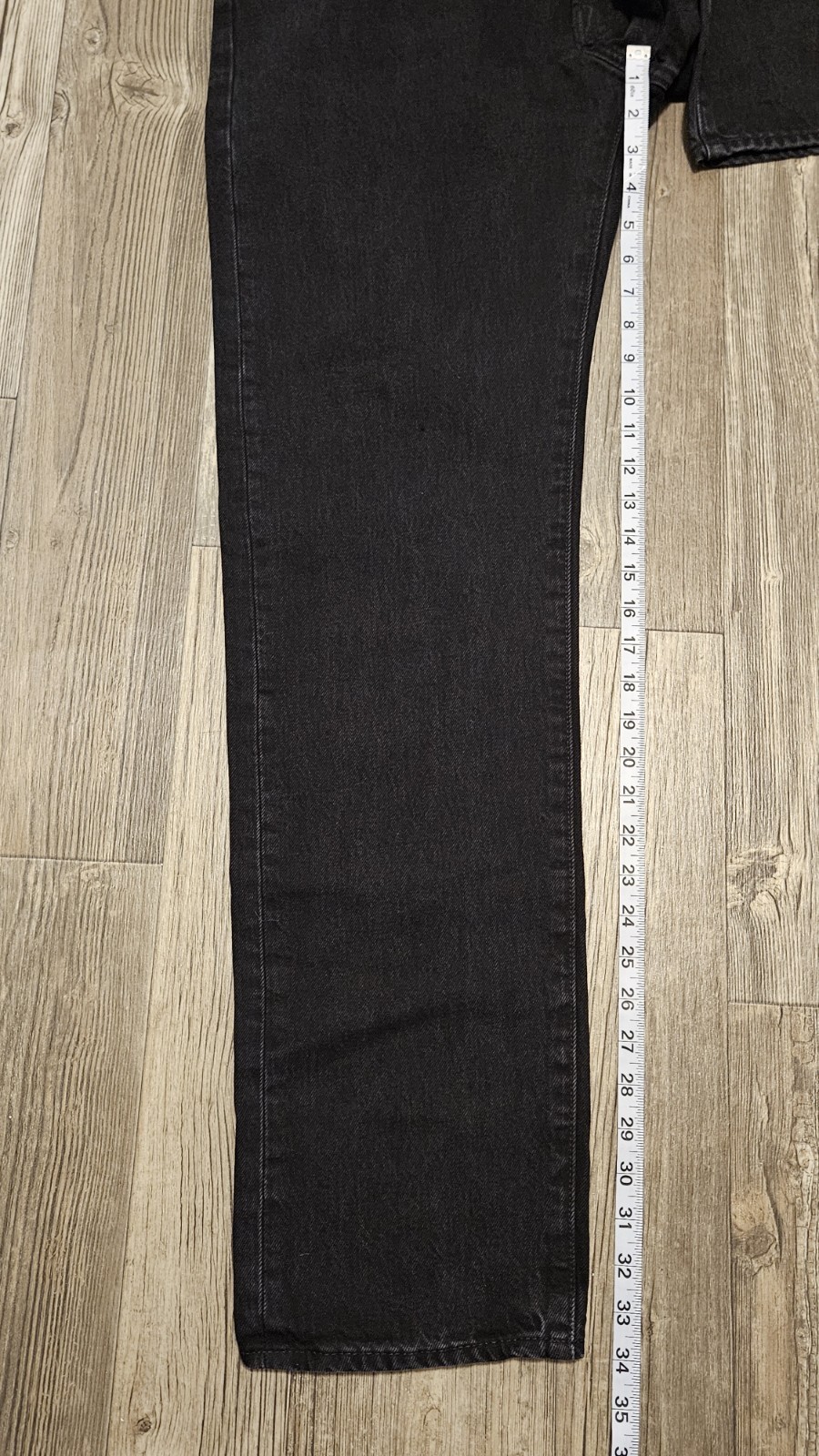 Denim Tears x Levi’s 501 Button Fly Big E Jeans Black Grey Men’s Sz 36 x 34 NWOT