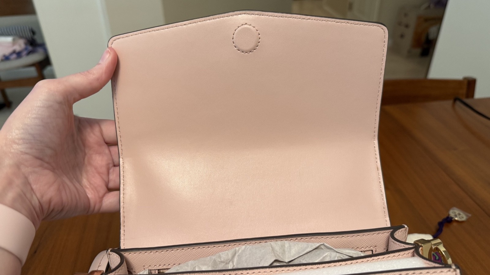 Tory Burch Robinson Convertible Shoulder Bag – Crossbody – Shell Pink