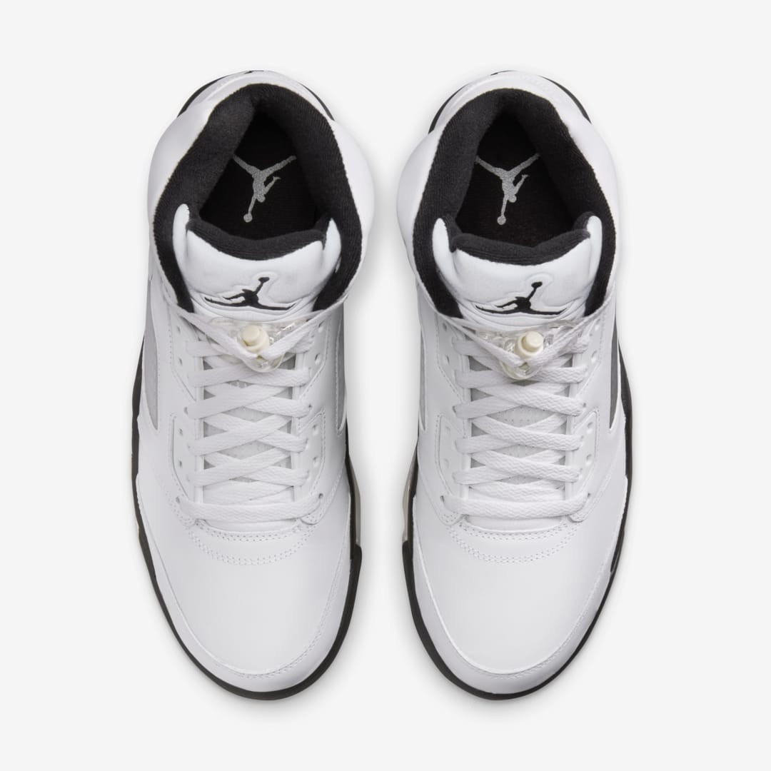 Nike Air Jordan 5 Retro White Reverse Metallic Mens US 7-14 Casual Sneakers New✅