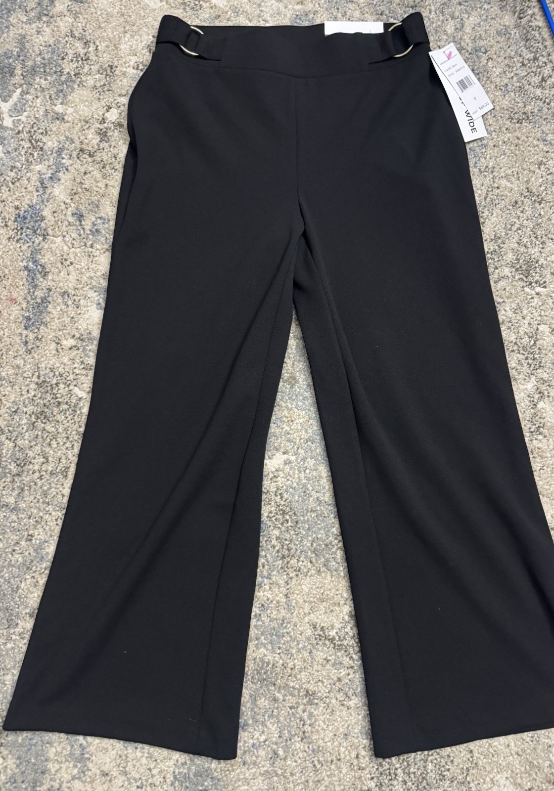 Rafaella Black Dress Pants Size 4 NWT