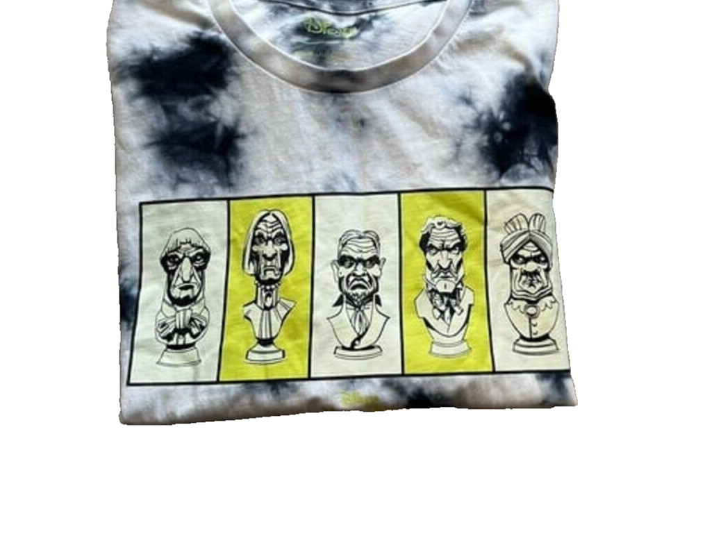 Disney Tee/T-Shirt/Top Haunted Mansion Dread Family Busts Tie-Dye Boxlunch M NWT