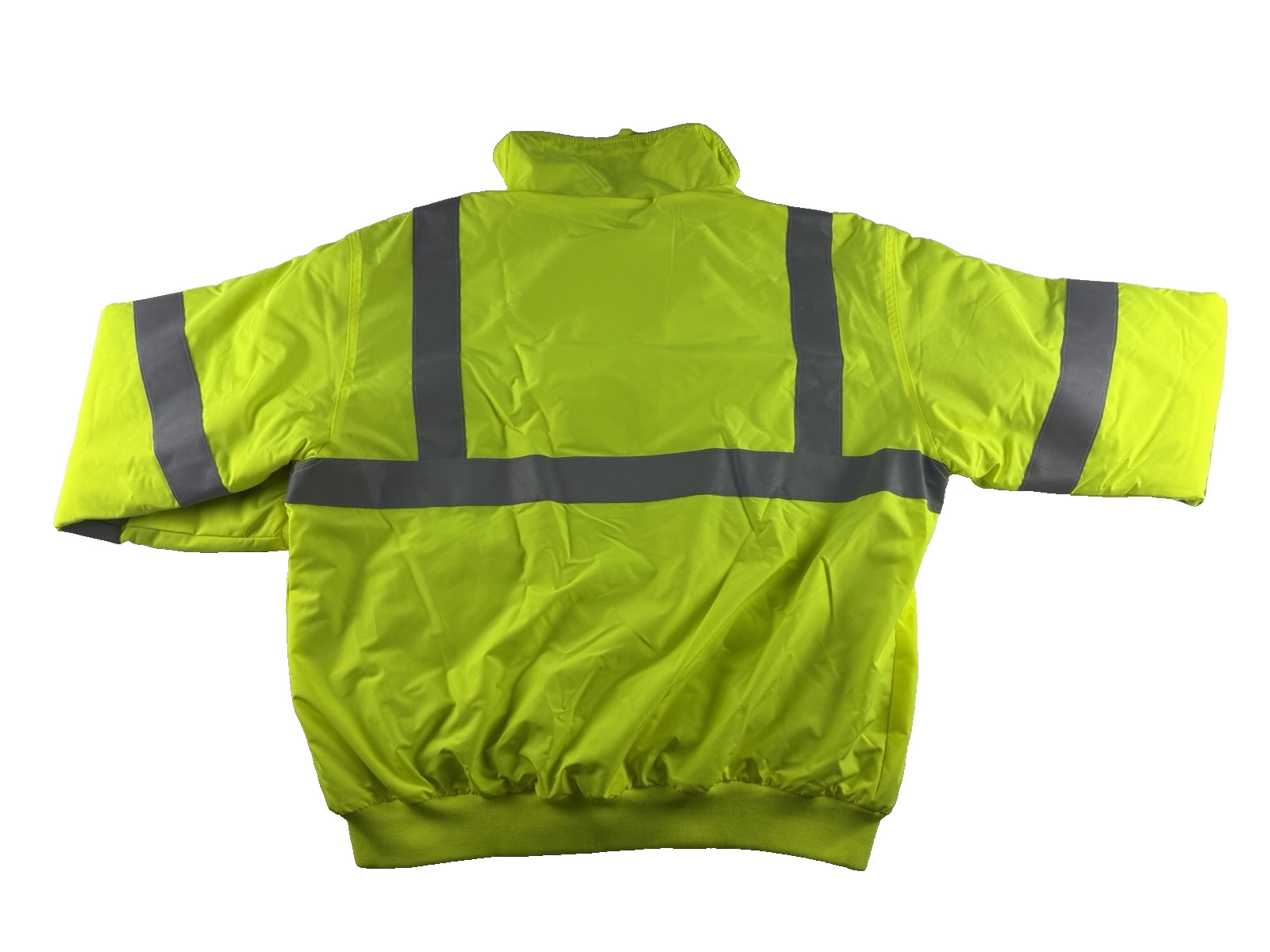 Port Authority SRJ754 Hi Vis Safety Jacket XL Yellow Reflective Insulated Coat