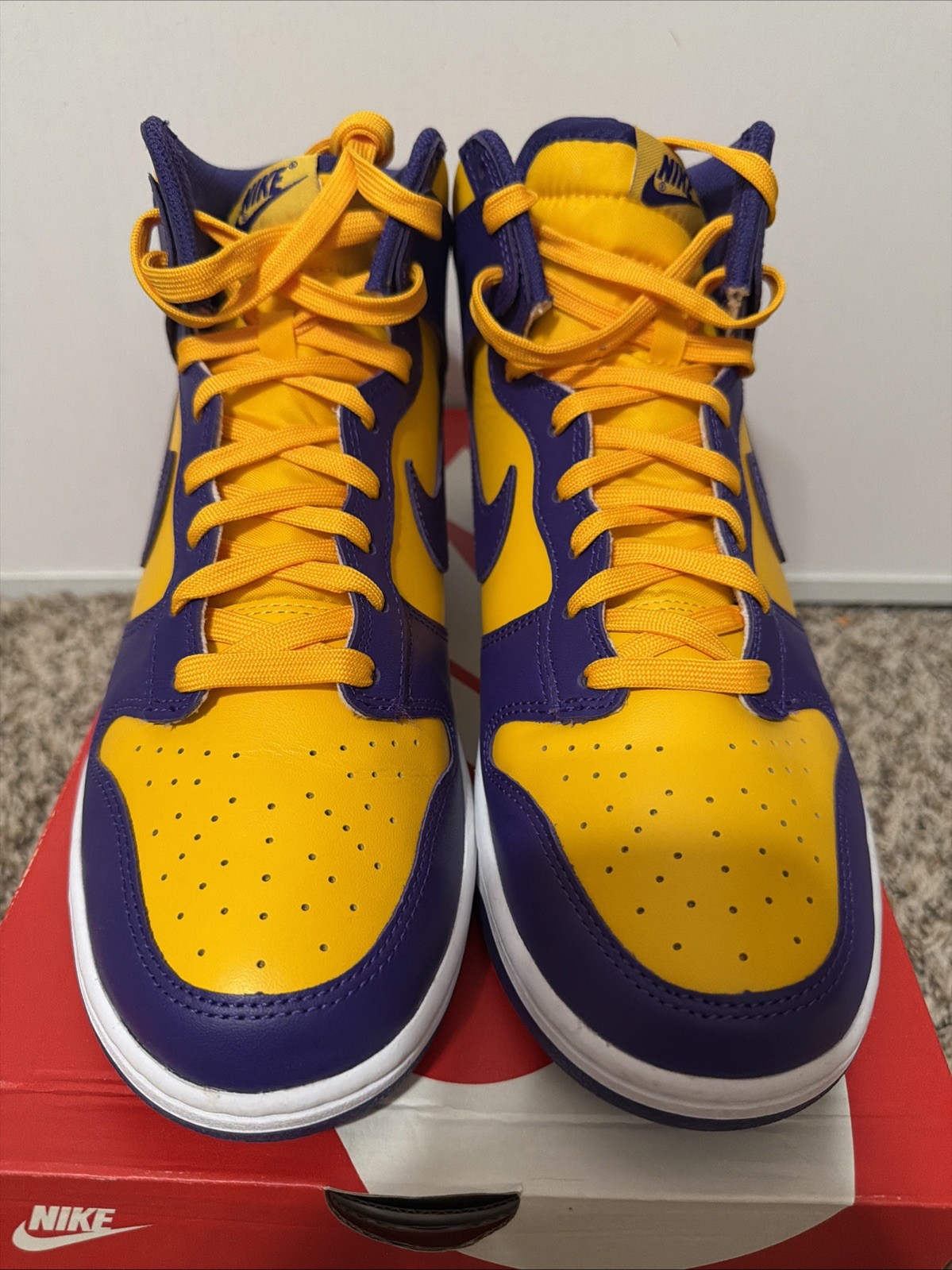 Size 11 – Nike Dunk High Lakers