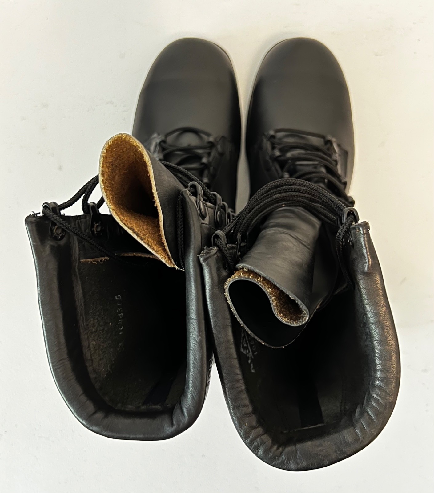 Altama Ro-Search Vintage 1989 US Military Black Leather Combat Boots Mens 12R