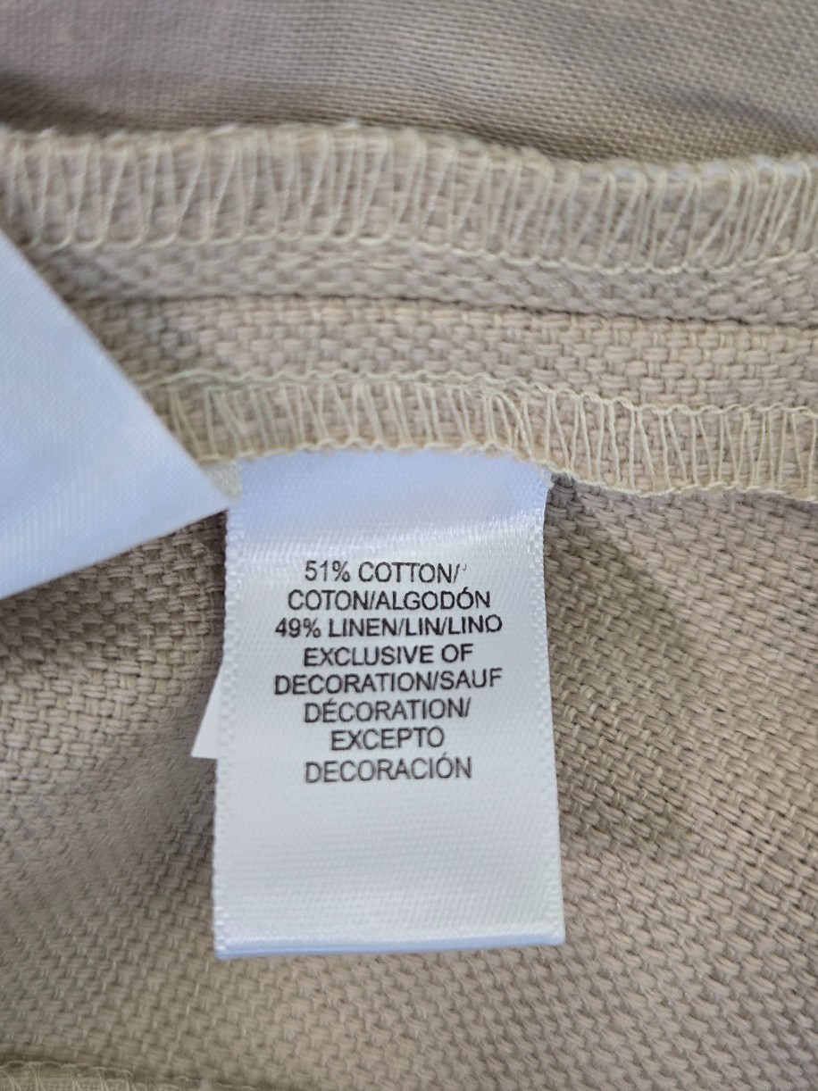 NWT Ann Taylor LOFT Tan/Khaki Linen blend fringe “The Riviera” women’s Shorts