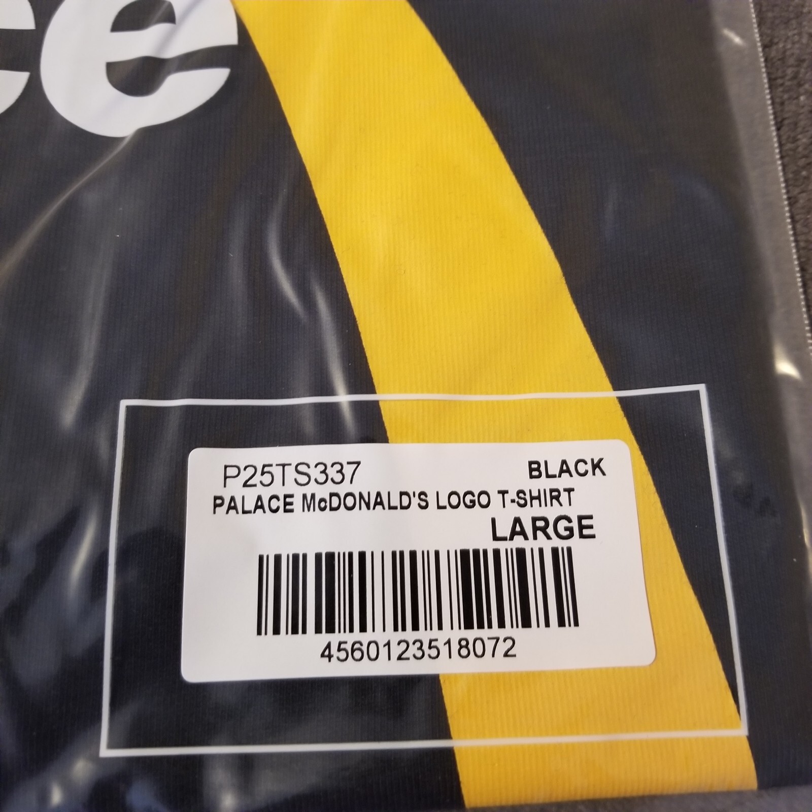NEW Palace x McDonald’s Logo T-shirt Size Large Tee