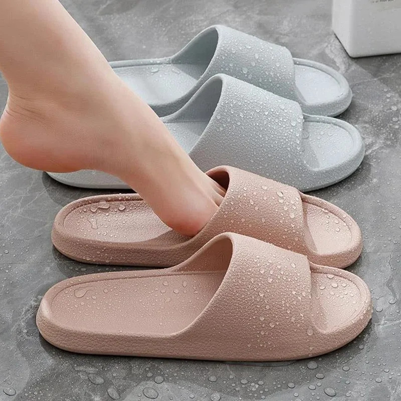 Women Soft Sole Cloud Slippers Thick Platform Indoor Outdoor Beach Sandals EVA N