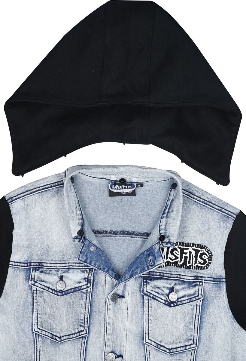 Misfits Denim Jacket Punk Rock Band Jean Jacket Battle Vest Danzig Sid Vicious