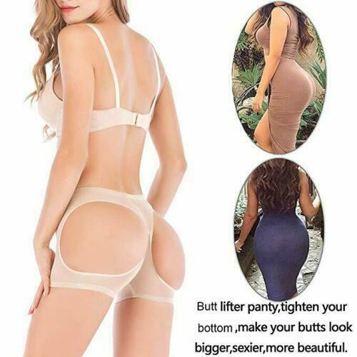 BOOTY BRA INVISIBLE LIFT BUTT LIFTER SHAPER PANTY TUMMY CONTROL BOY SHORTS PANTY