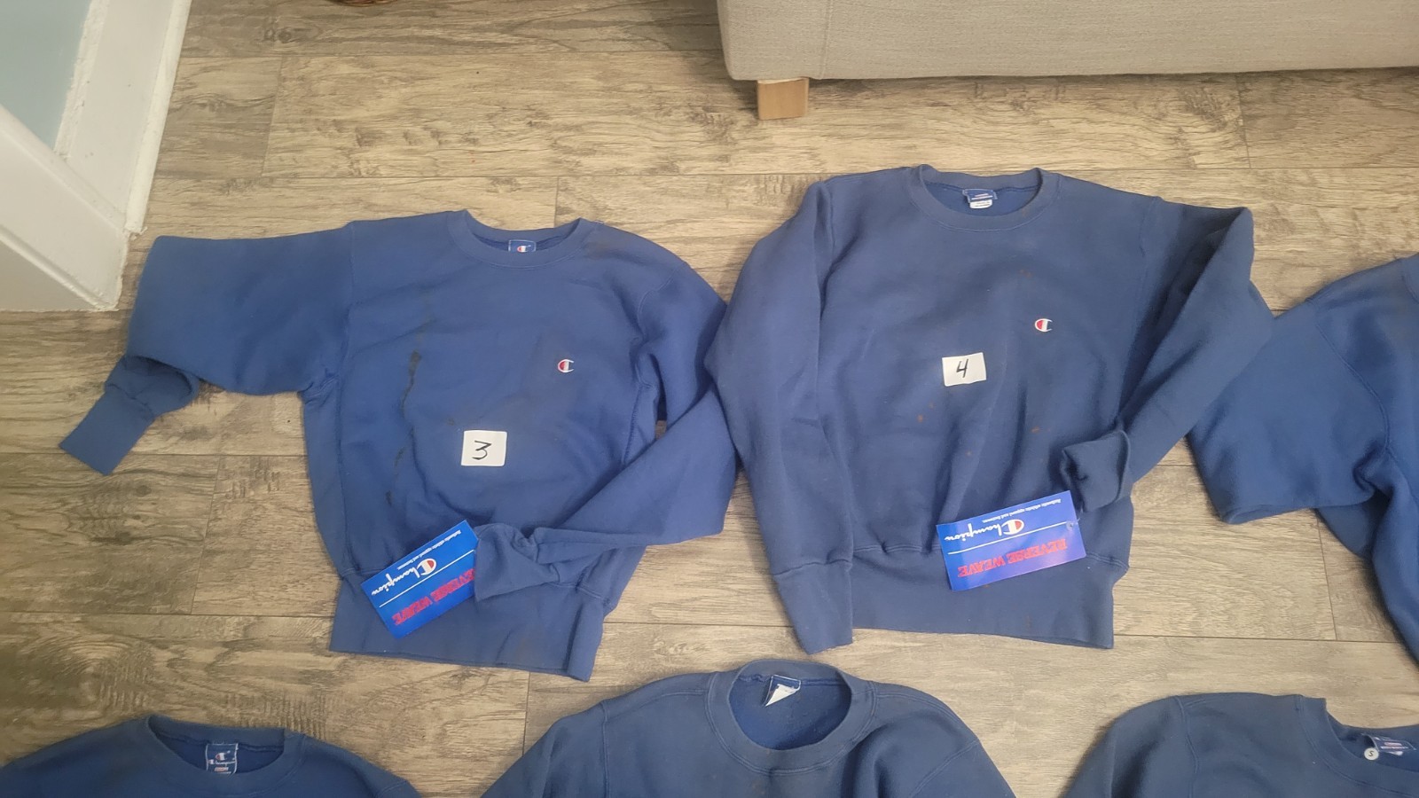 Vintage Champion Reverse Weave Small Made in USA Crewneck Sweatshirt 80s NOS…
