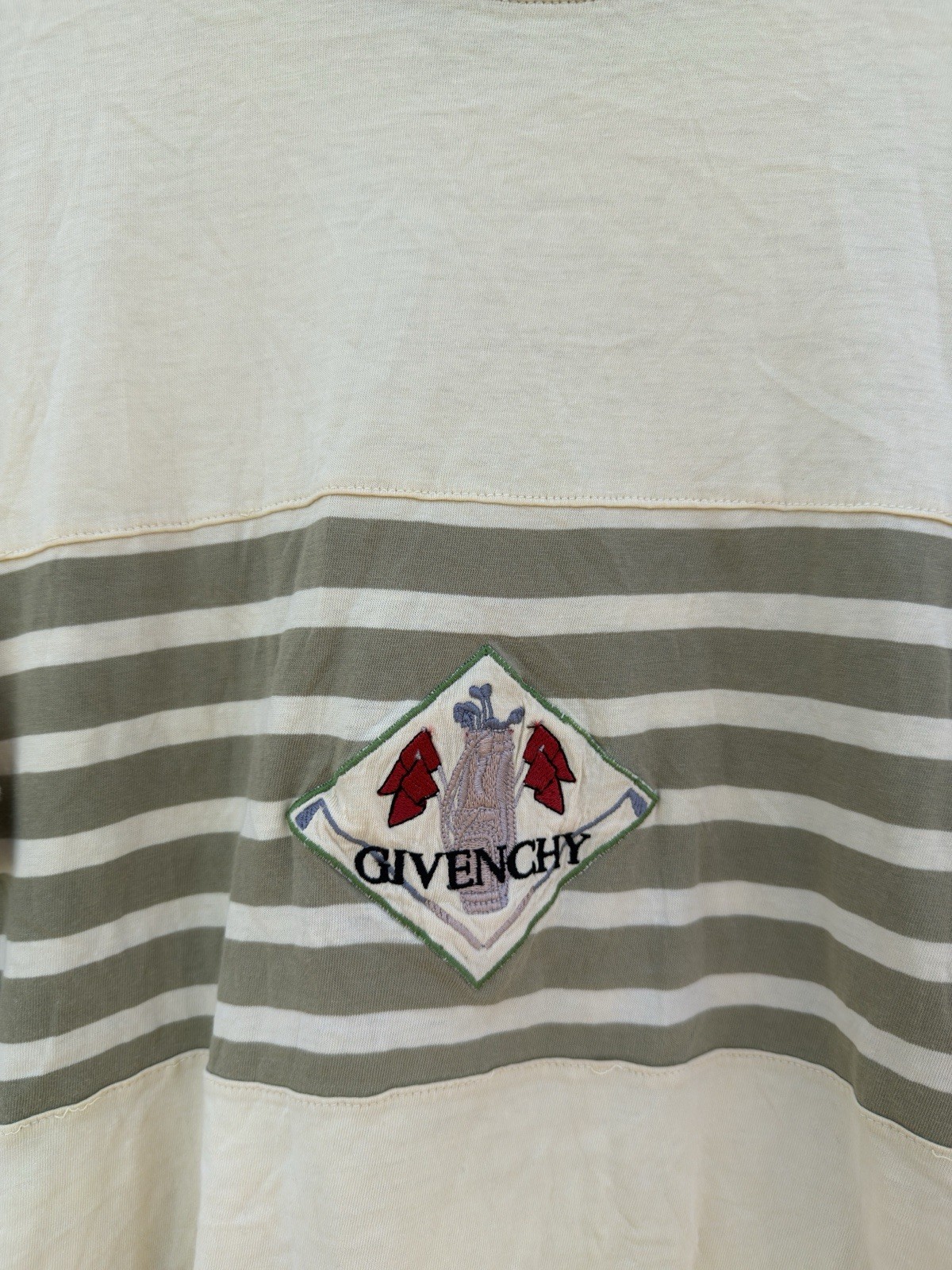 1980s Givenchy gentleman paris made in italy golf shirt embroidered
