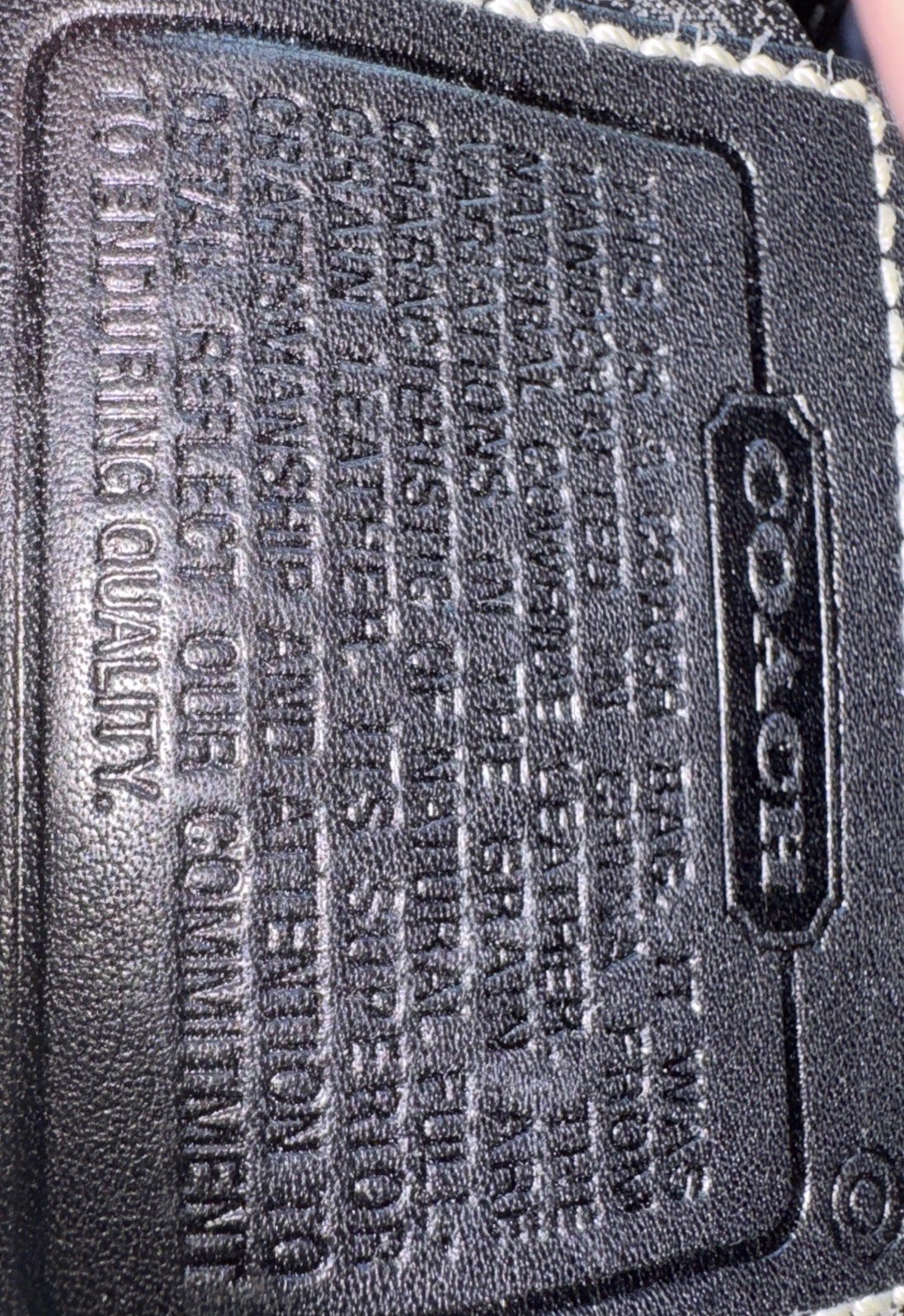 COACH 9564 Black Leathe Hobo Shoulder Bag Vintage