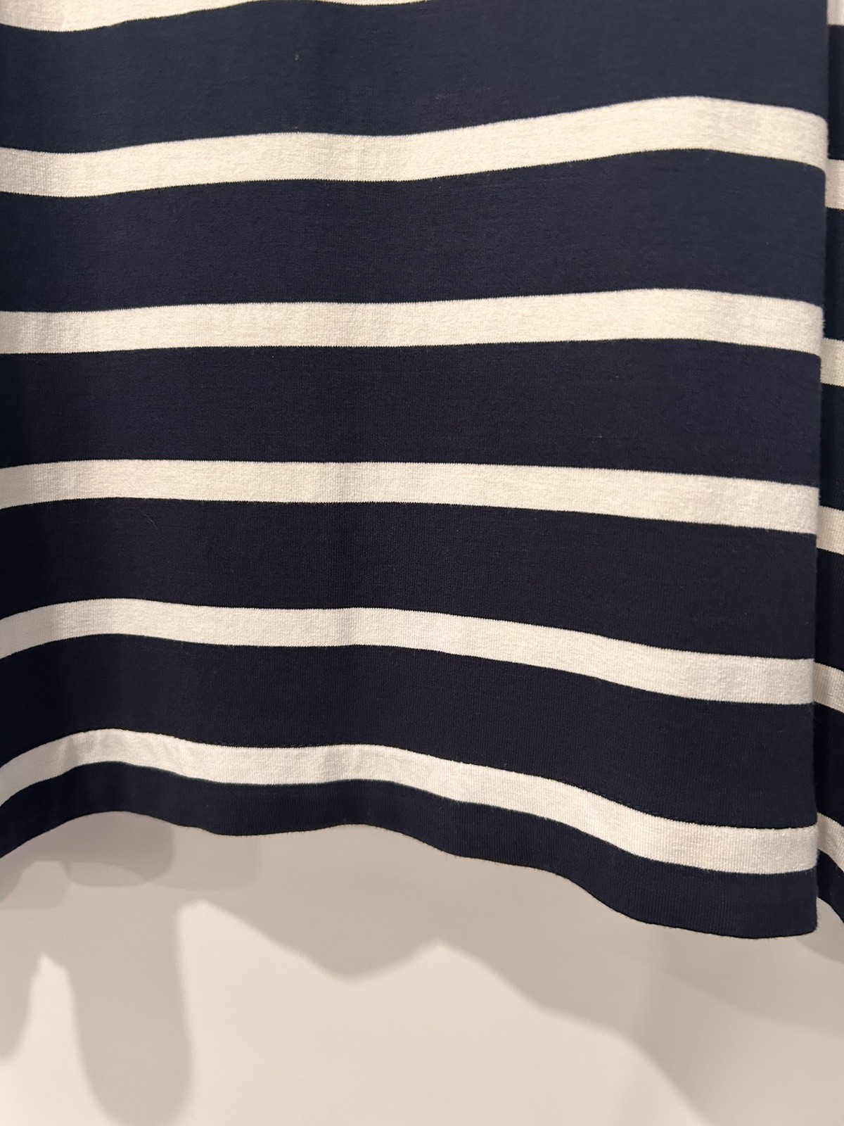 J. Jill Wearever Medium Women’s Navy/ White Striped Sleeveless Tunic Top