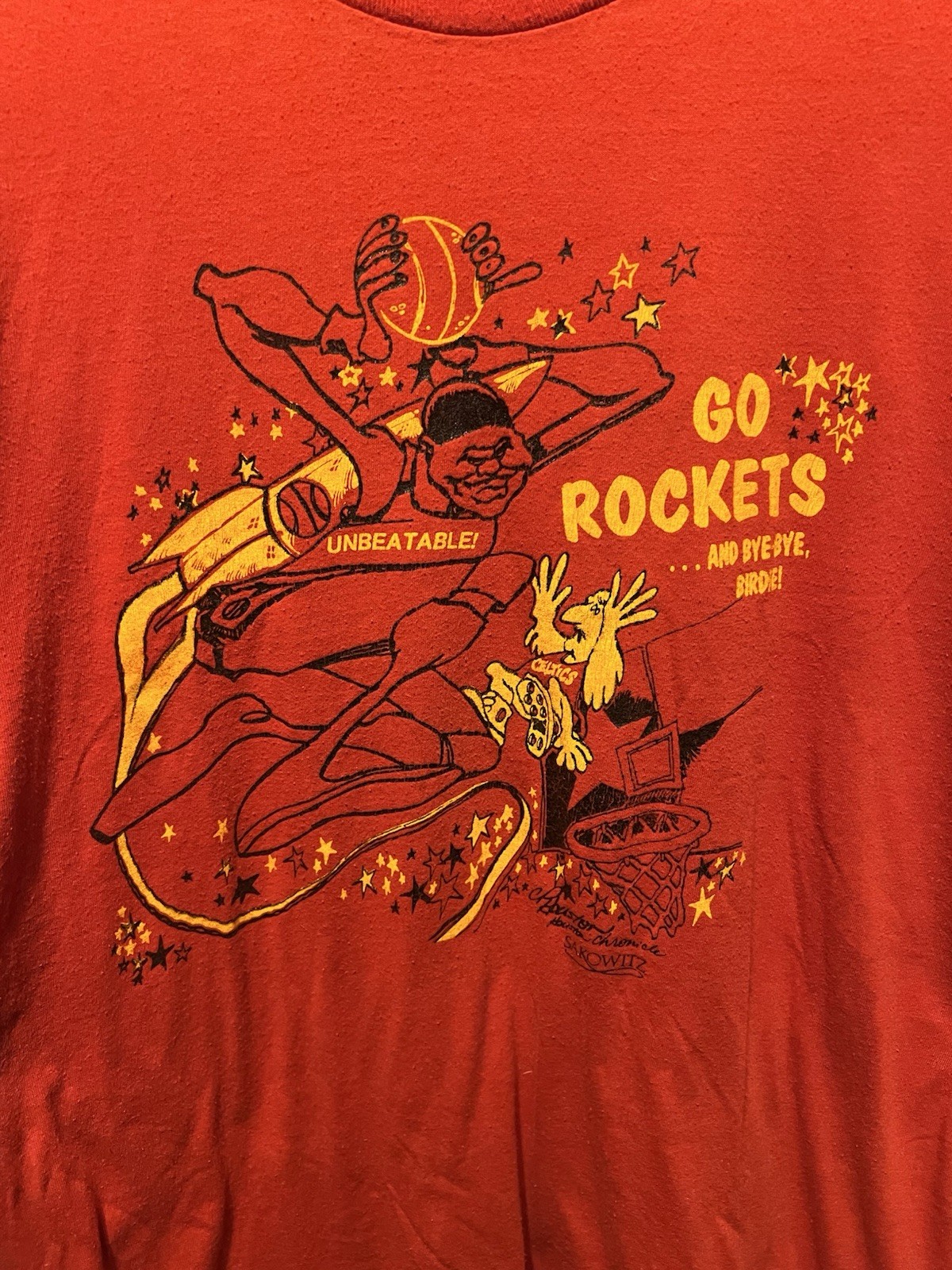 Vintage 80s Houston Rockets T Shirt