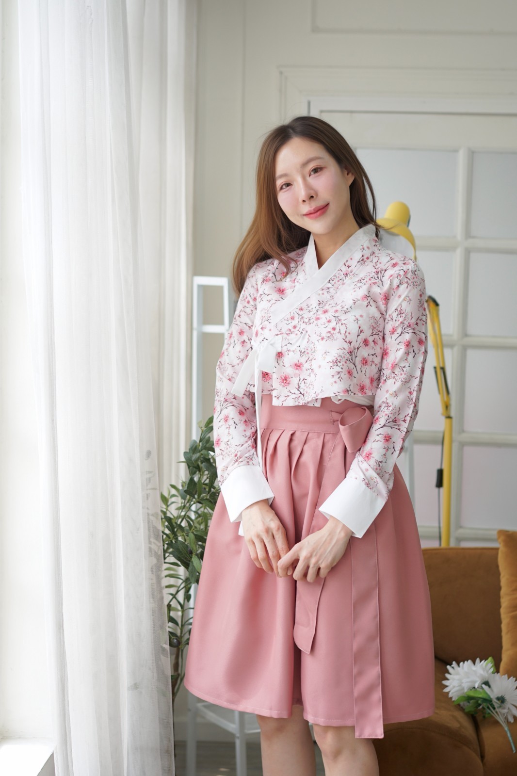 Modern Hanbok Set (Shirt+Skirt+Tassel) Minimal Timeless Design 생활한복 Boraunnii