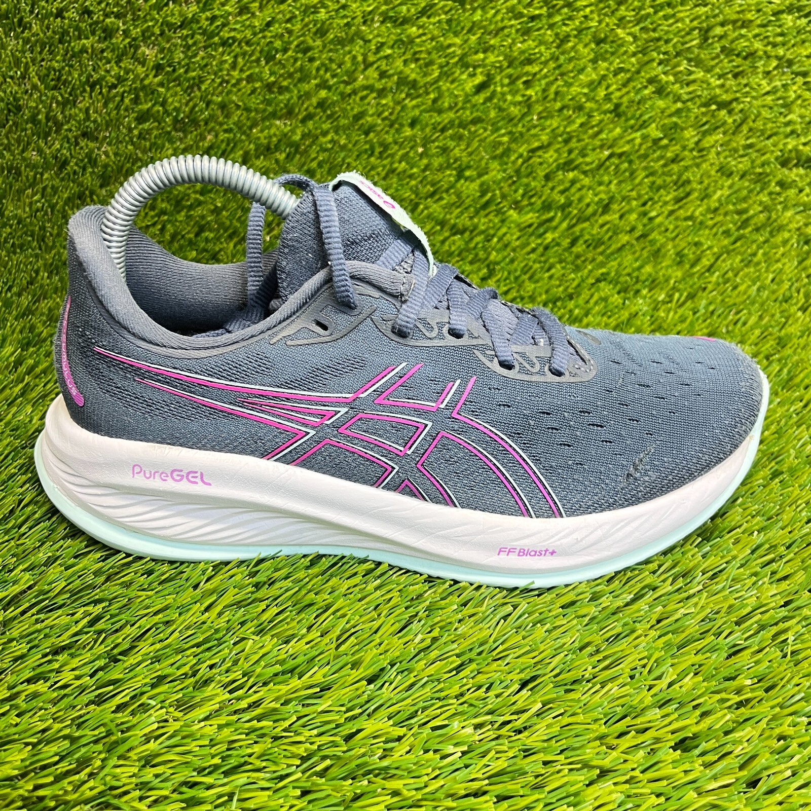 Asics Gel-Cumulus 26 Womens Size 8 Blue Pink Athletic Running Shoes Sneakers
