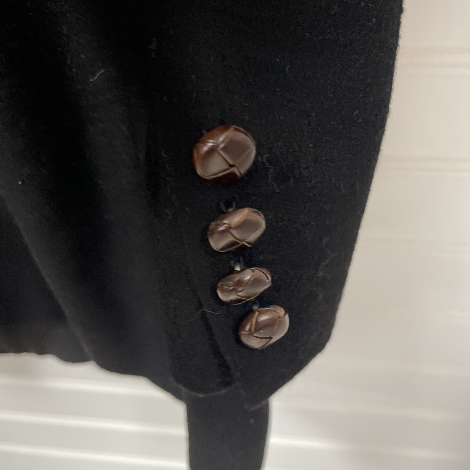 Tailors Row by Deansgate Mens 42 Black Camel Hair Two Button Sport Coat