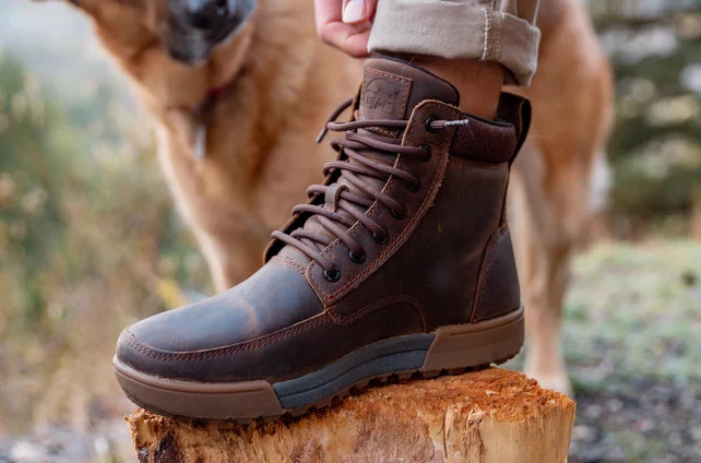 Lems Shoes Boulder Summit Waterproof Boots Rugged Bark M10 New MSRP $210