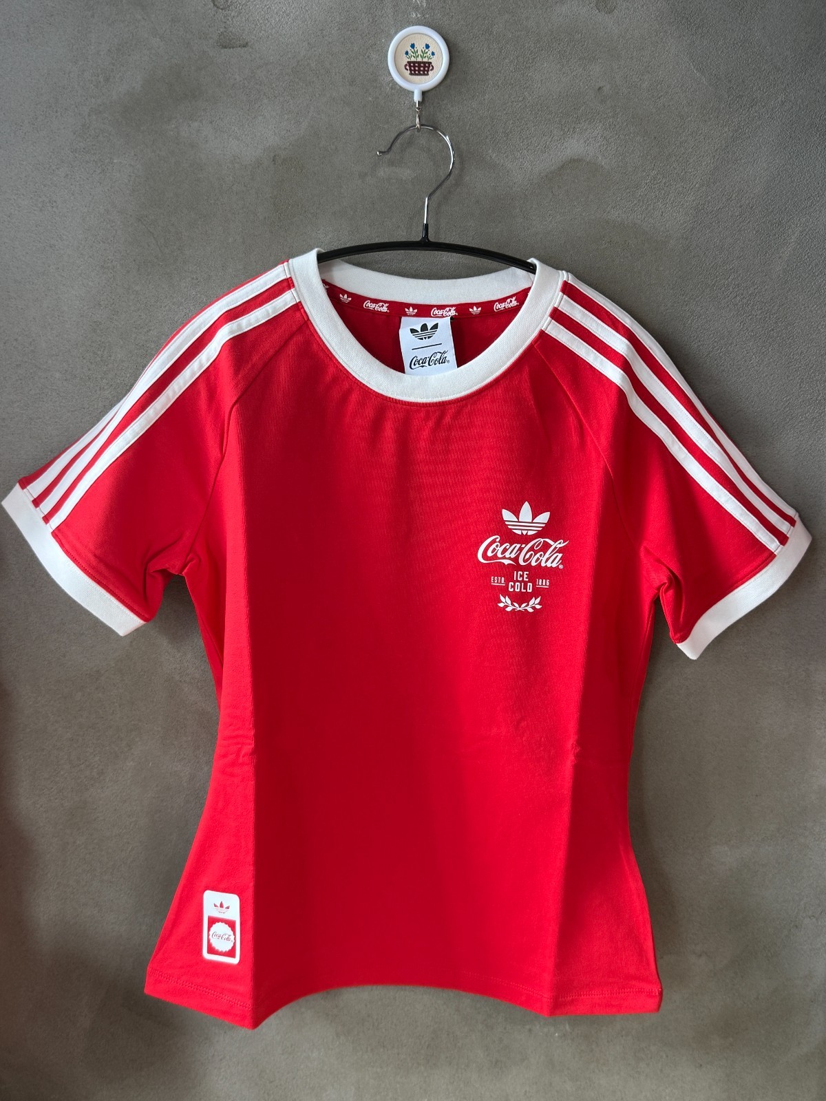 adidas x COCA-COLA Originals 3S Tee Women’s Lifestyle T-Shirts AsiaFit KY7558