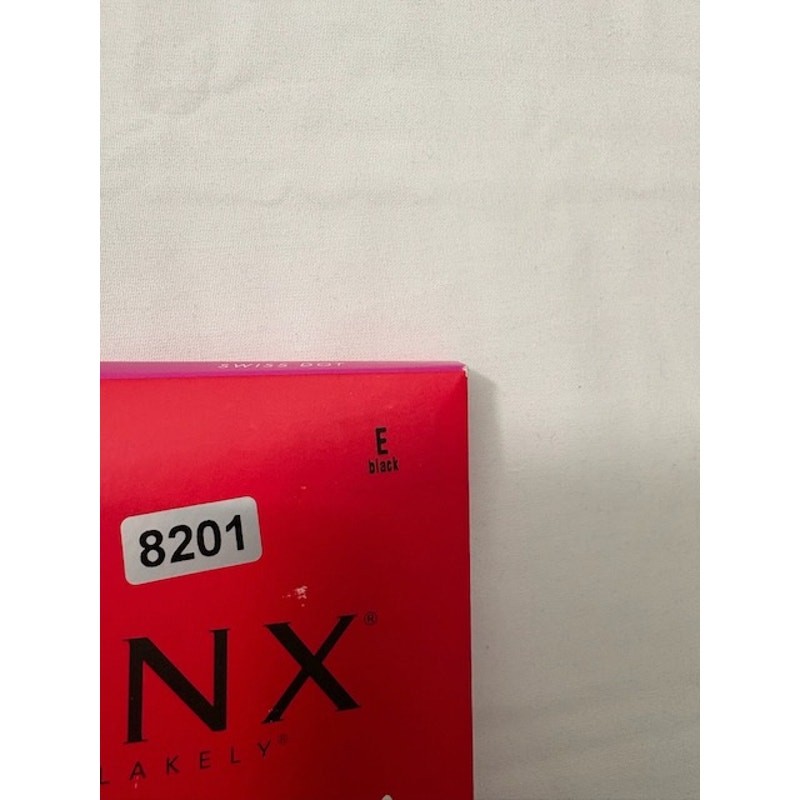 NEW SPANX Sheers Swiss Dot Patterned Leg All Day Shaping Tights Black Size E