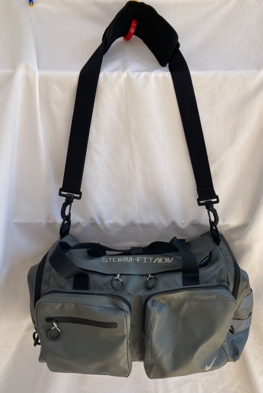 NIke Storm-FIT ADV Utility Small Duffle Gym Bag Dark Grey DQ5335 068
