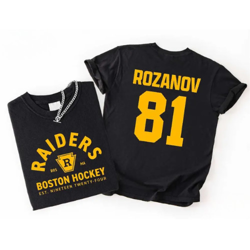 Ilya Rozanov 81 Boston Raiders Shirt, Heated Rivalry Hockey Fan Tee