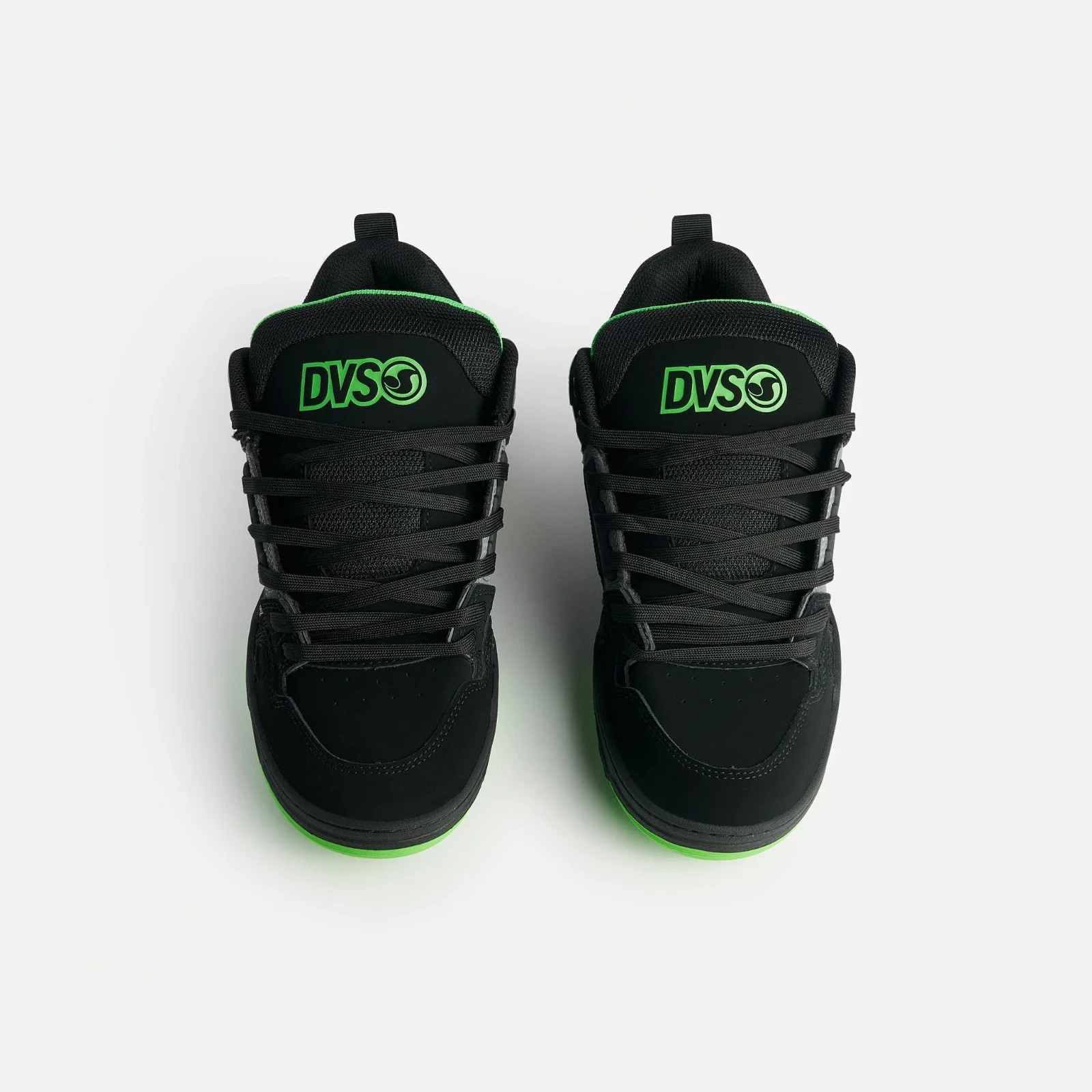 DVS Comanche – BLK/CHARCOAL/LIME – (NEW/ALL SIZES)🟢