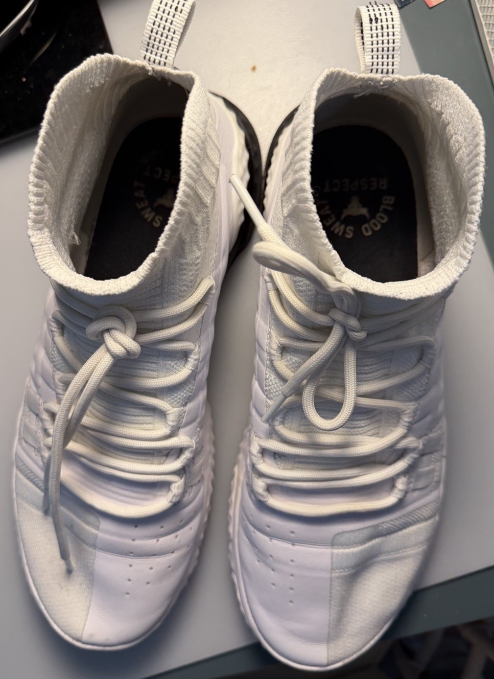 Under Armour Project Rock Mid-Top Sneakers Breathable White/Black