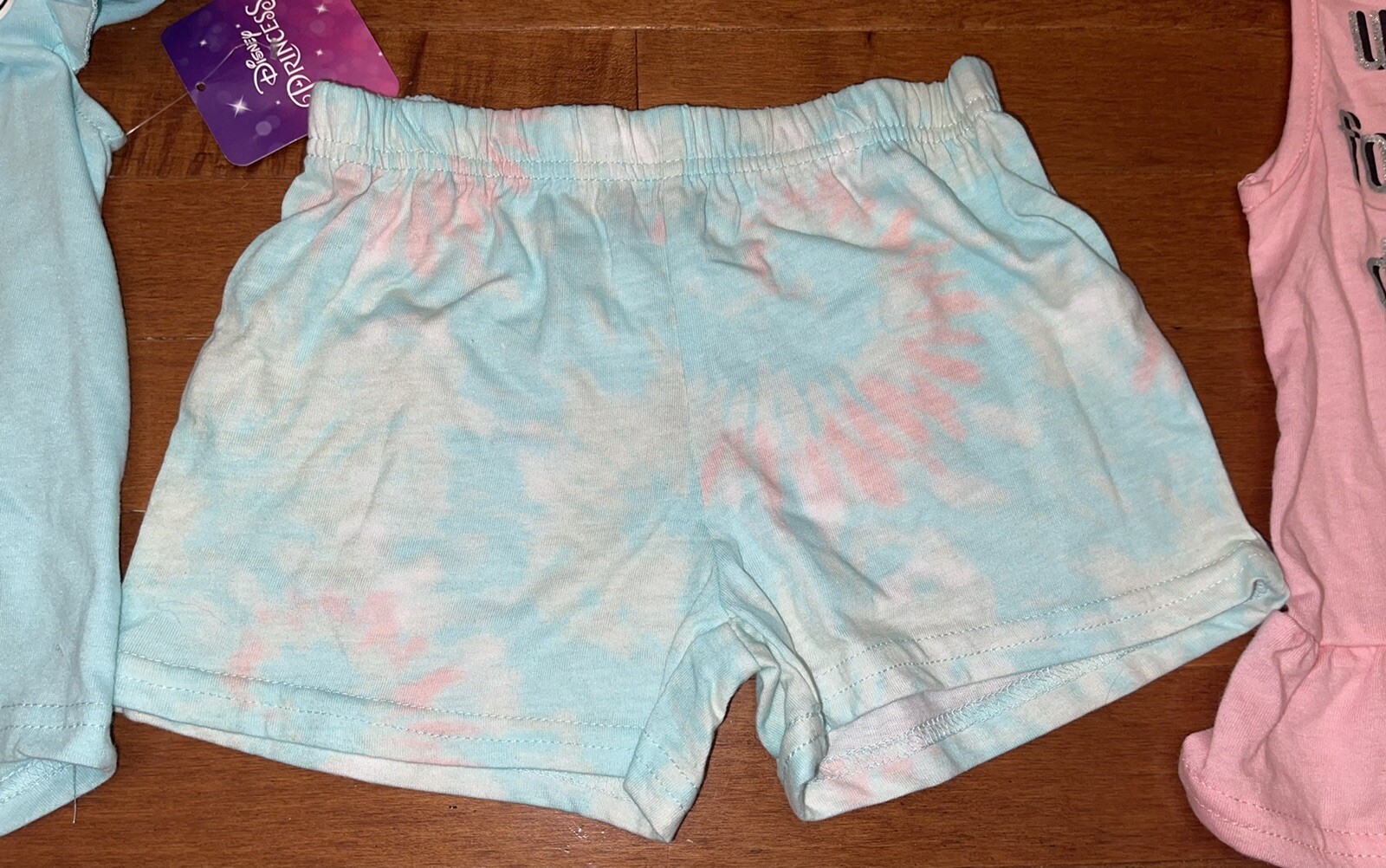 Disney Princess The Little Mermaid Ariel Shirts & Shorts Outfit Set New Size 5