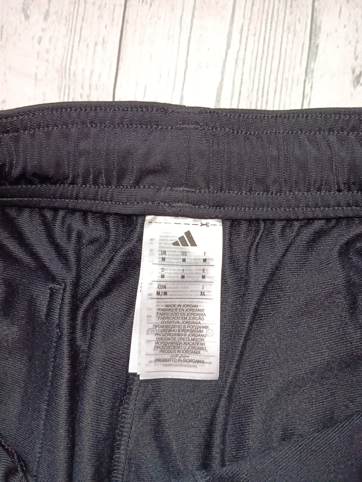 NWT Adidas Men’s Track Pant Tricot Ankle Zip Recycled Polyester Black KD3638 M