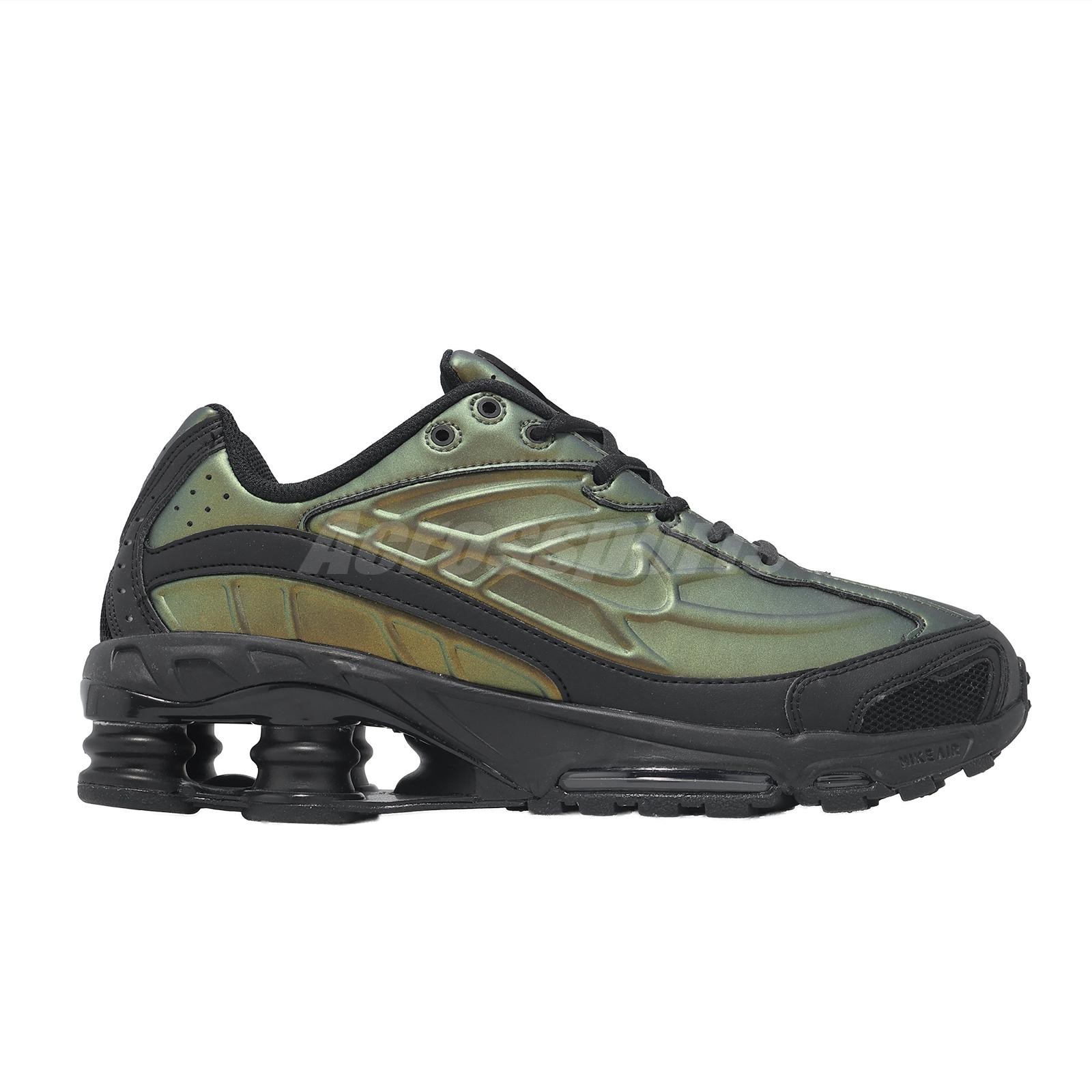 Nike Shox Ride 2 Black Olive Cargo Khaki Men Casual Shoes Sneakers IH4468-001