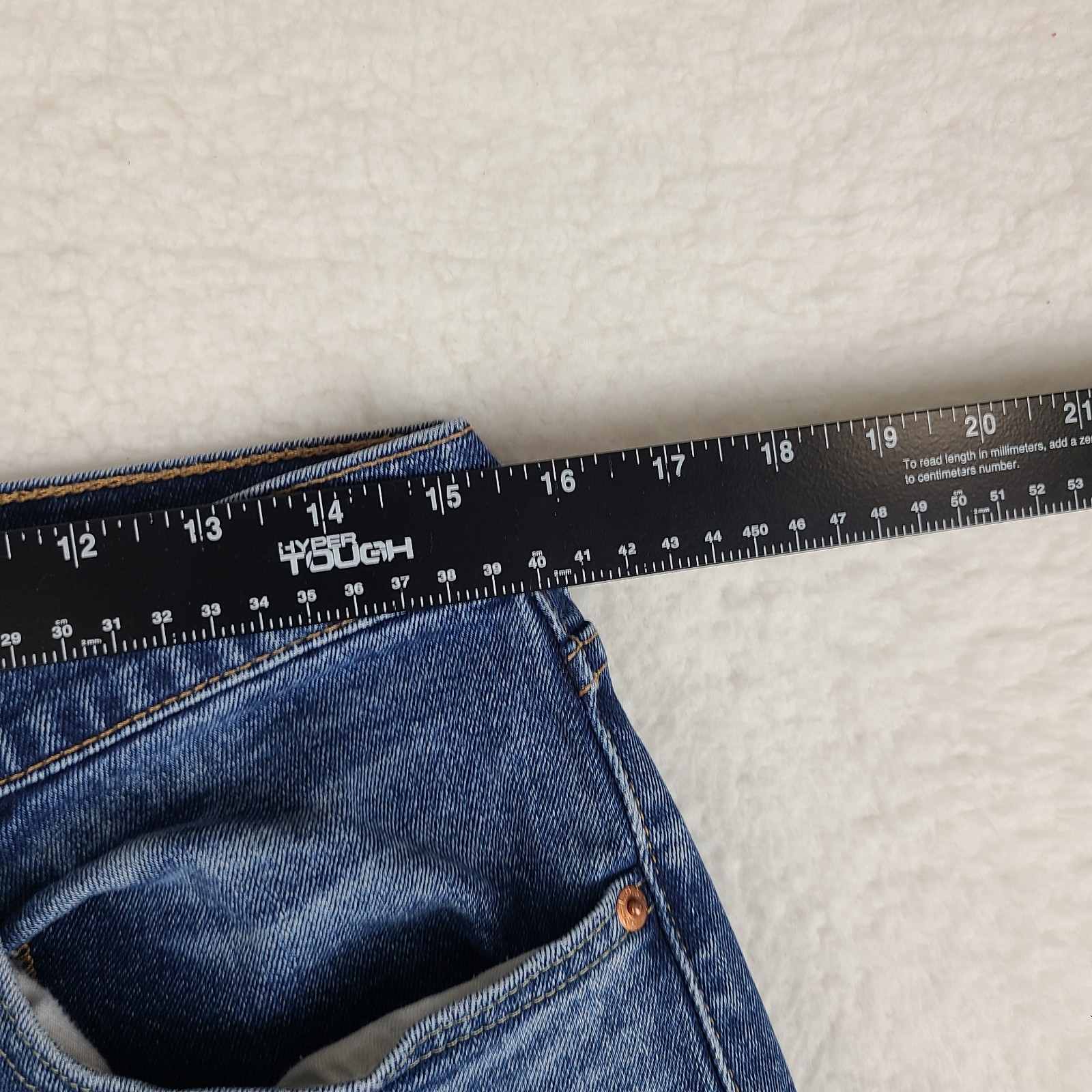 Levi’s 502 Jeans Mens Blue 31×30 Slim Tapered Medium Wash Denim