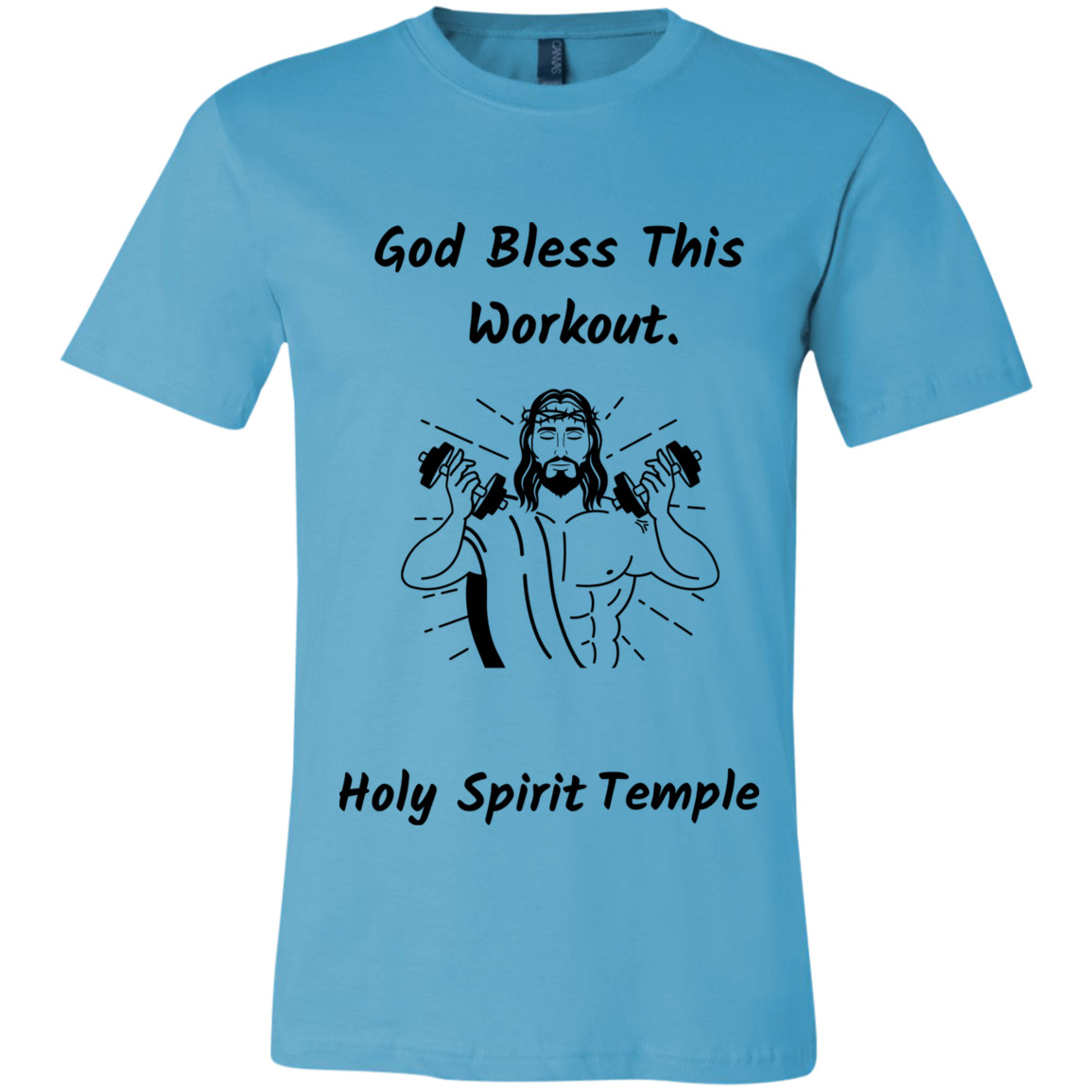 Bella & Canvas 3001C T-Shirt “Bless This Workout” 9 Colors/8 sizes