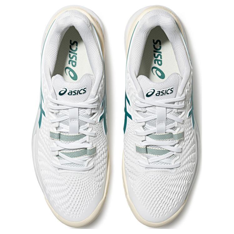 Level SS/New – ASICS Gel Resolution 9 White Pitch Green – 1041A435-101