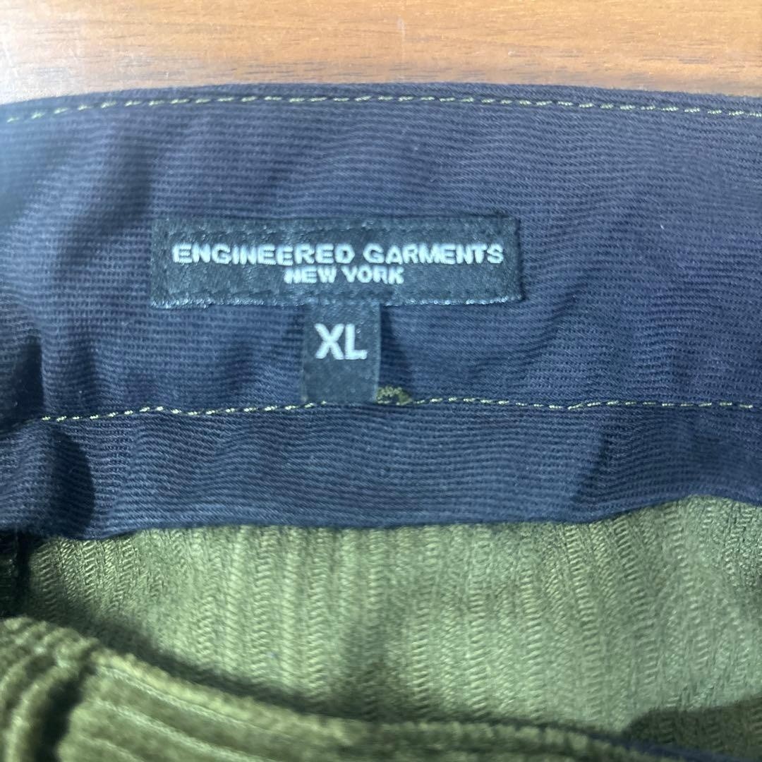 Engineered Garments XL Khaki Corduroy Cotton Relaxed Fit Pants F/S